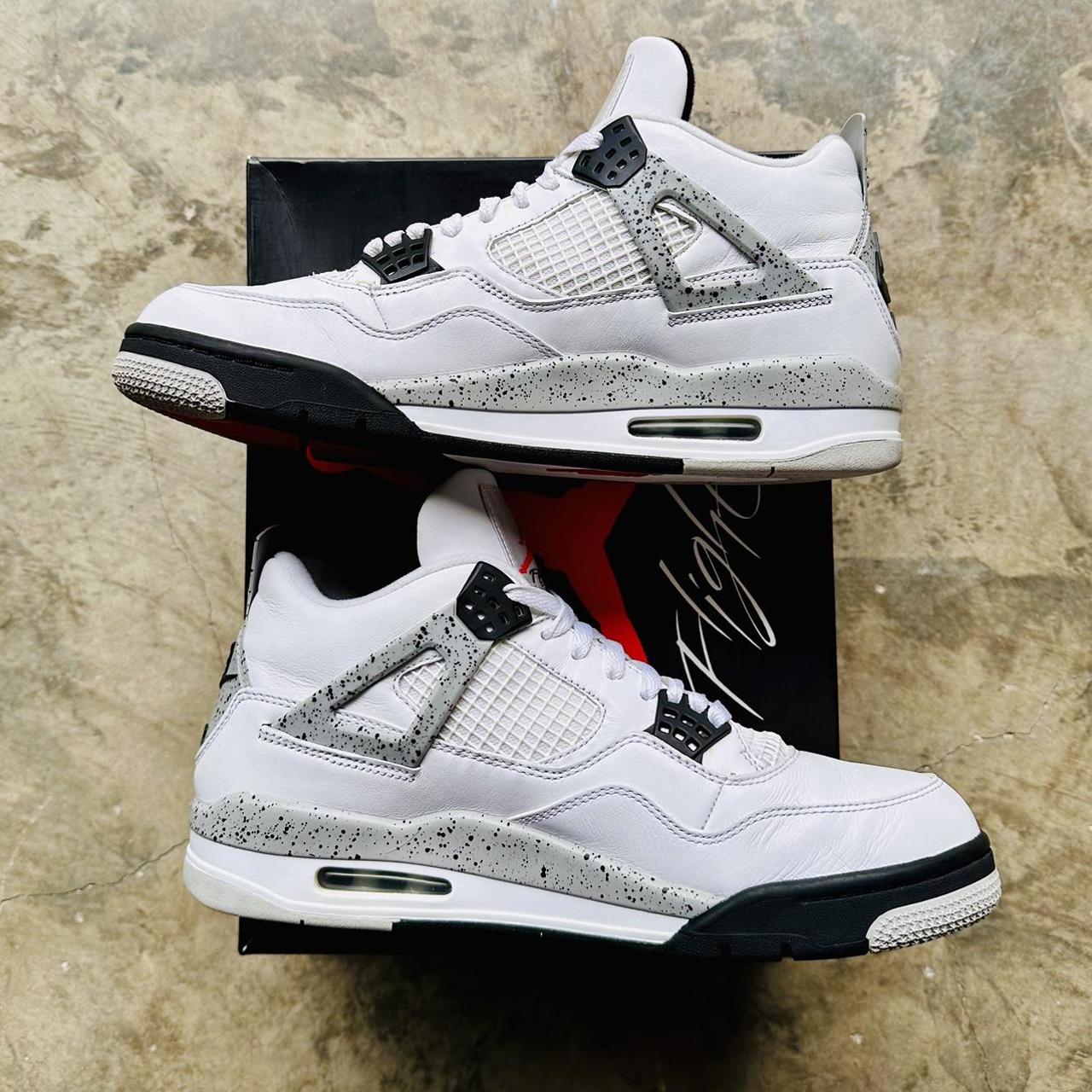 Air Jordan Retro 4 ‘White cement’ 2016 -Size 11... - Depop