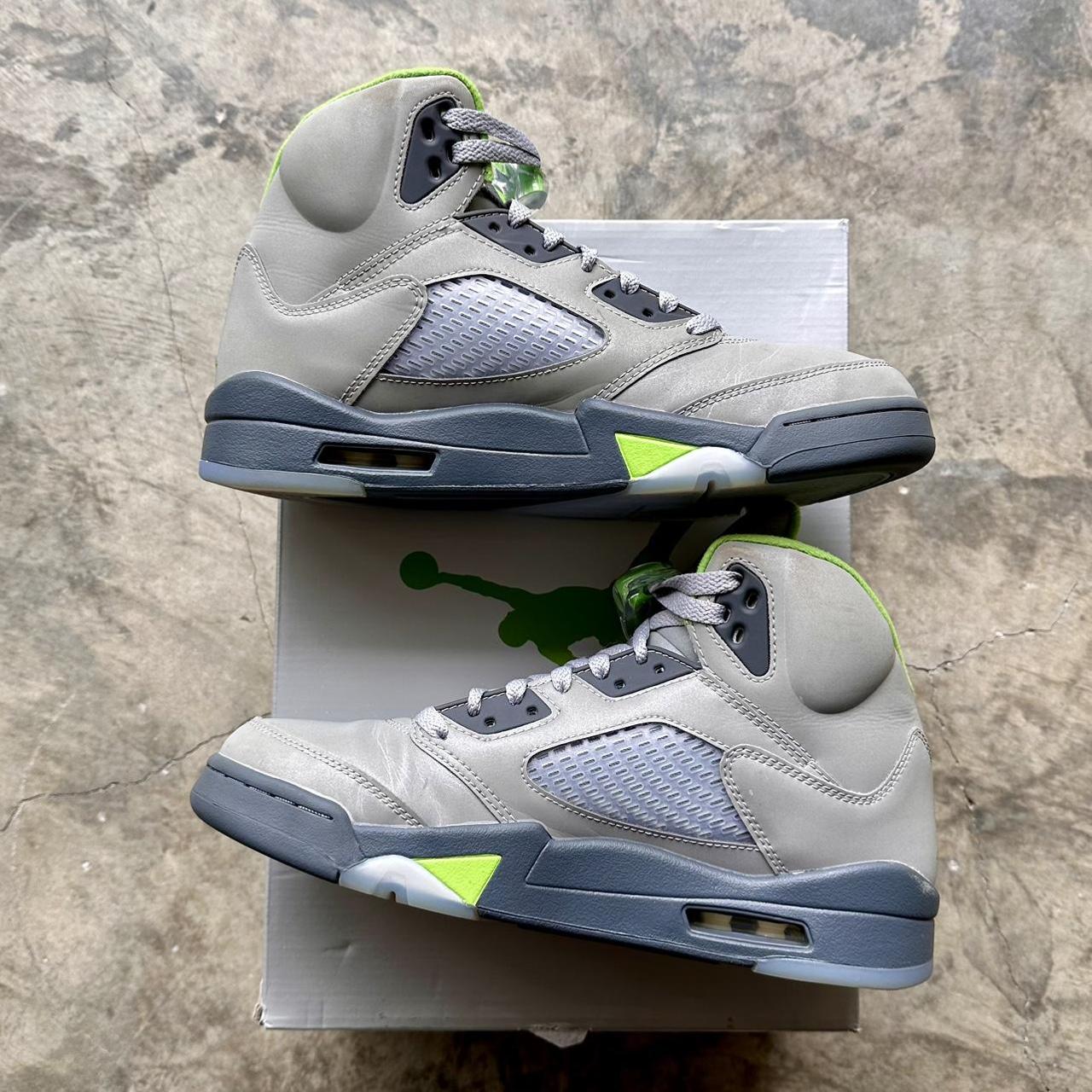 jordan retro 5 green apple