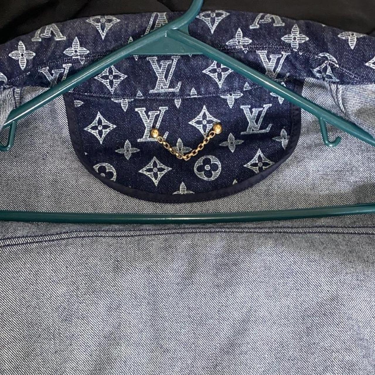Louis Vuitton Kim Jones Monogram Denim Jacket (Large) at 1stDibs
