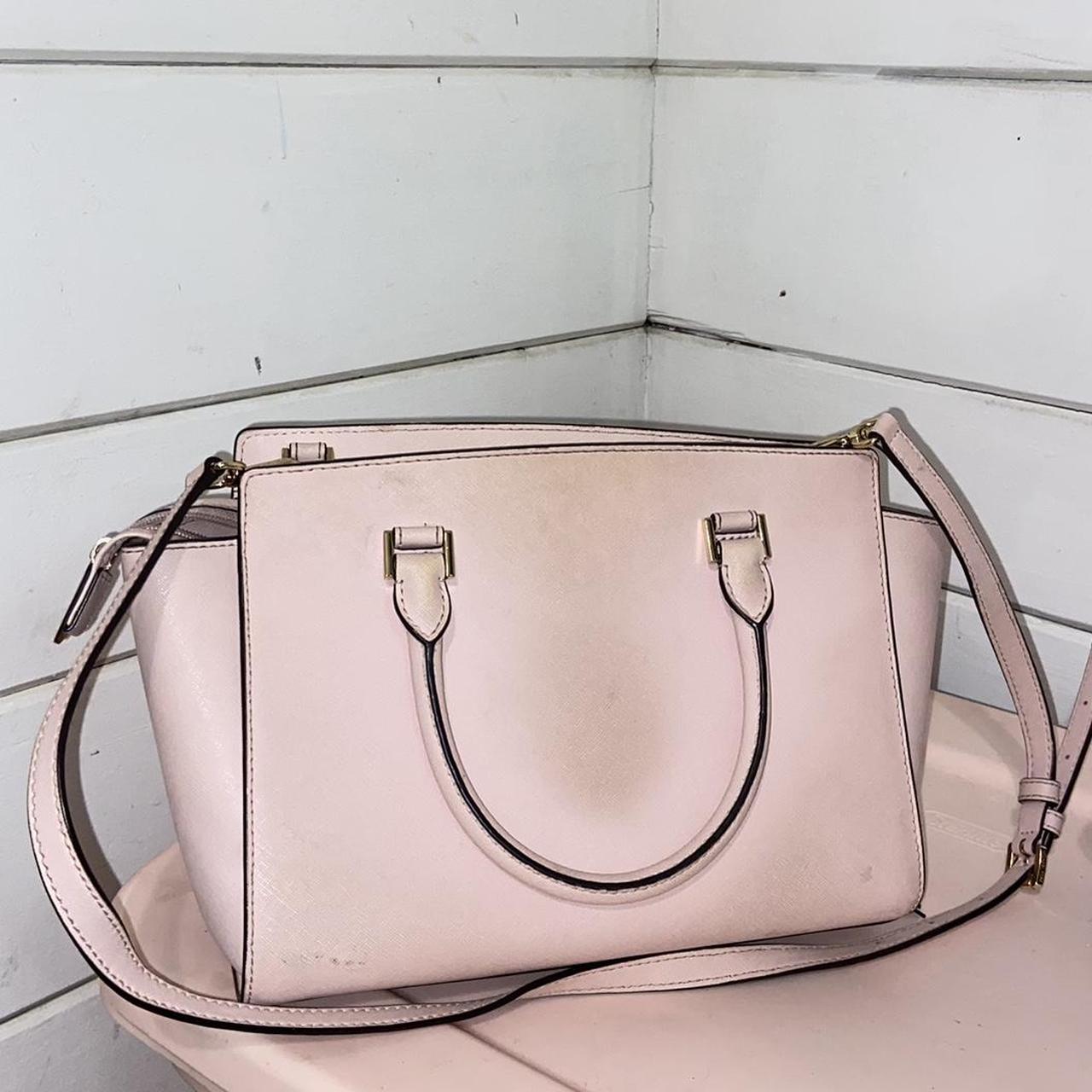 Michael Michael Kors Mott Leather Large Chain Swag Shoulder Bag in Soft Pink  : Amazon.in: Shoes & Handbags