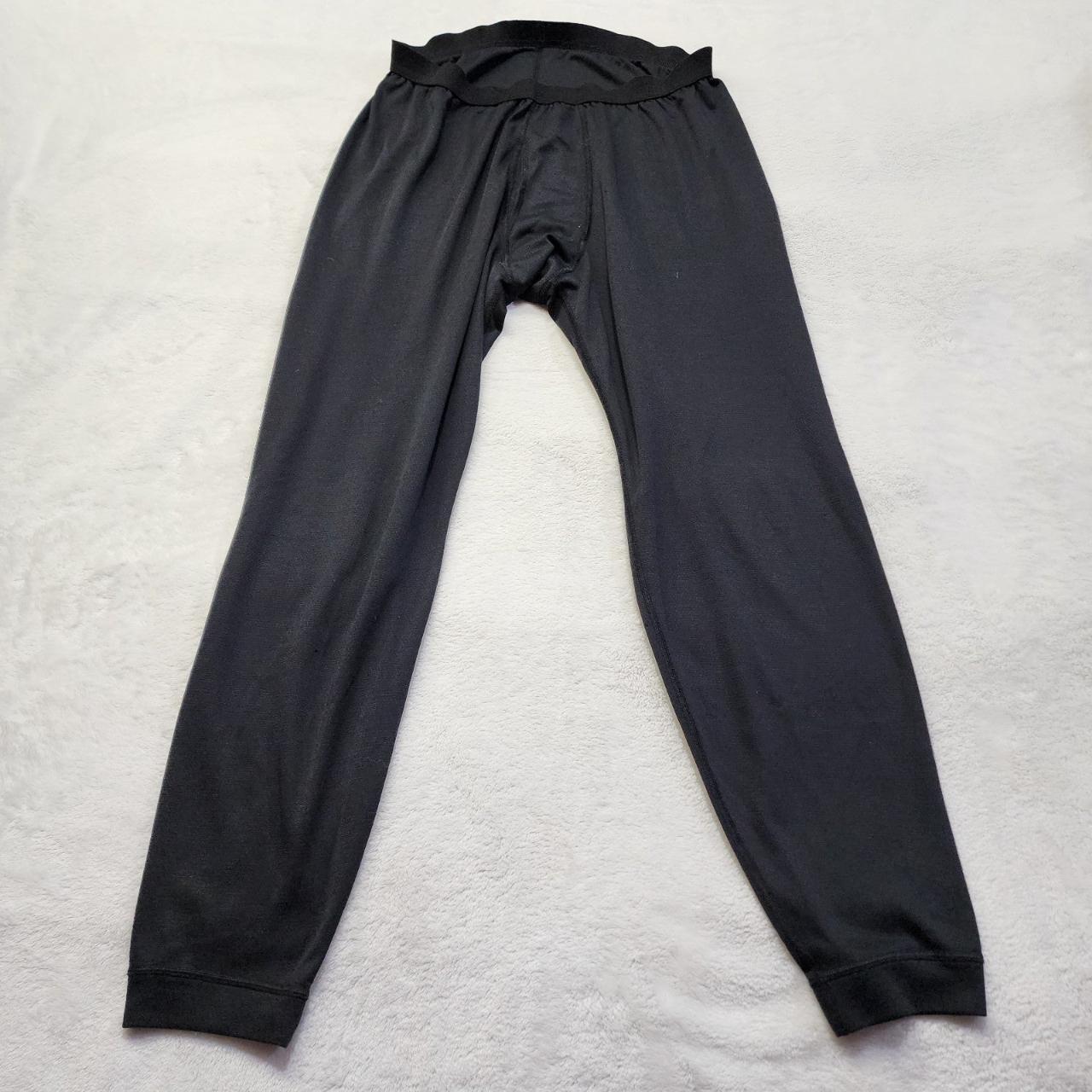 Patagonia Capilene Men's Black Baselayer Pants Size - Depop