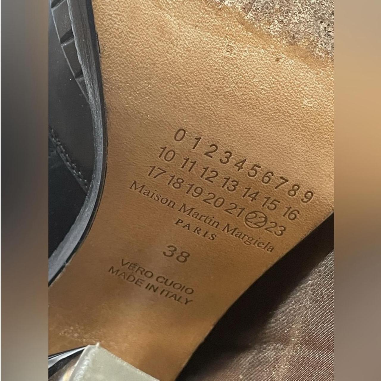 Madison Martin Margiela Black leather ankle boots | Depop