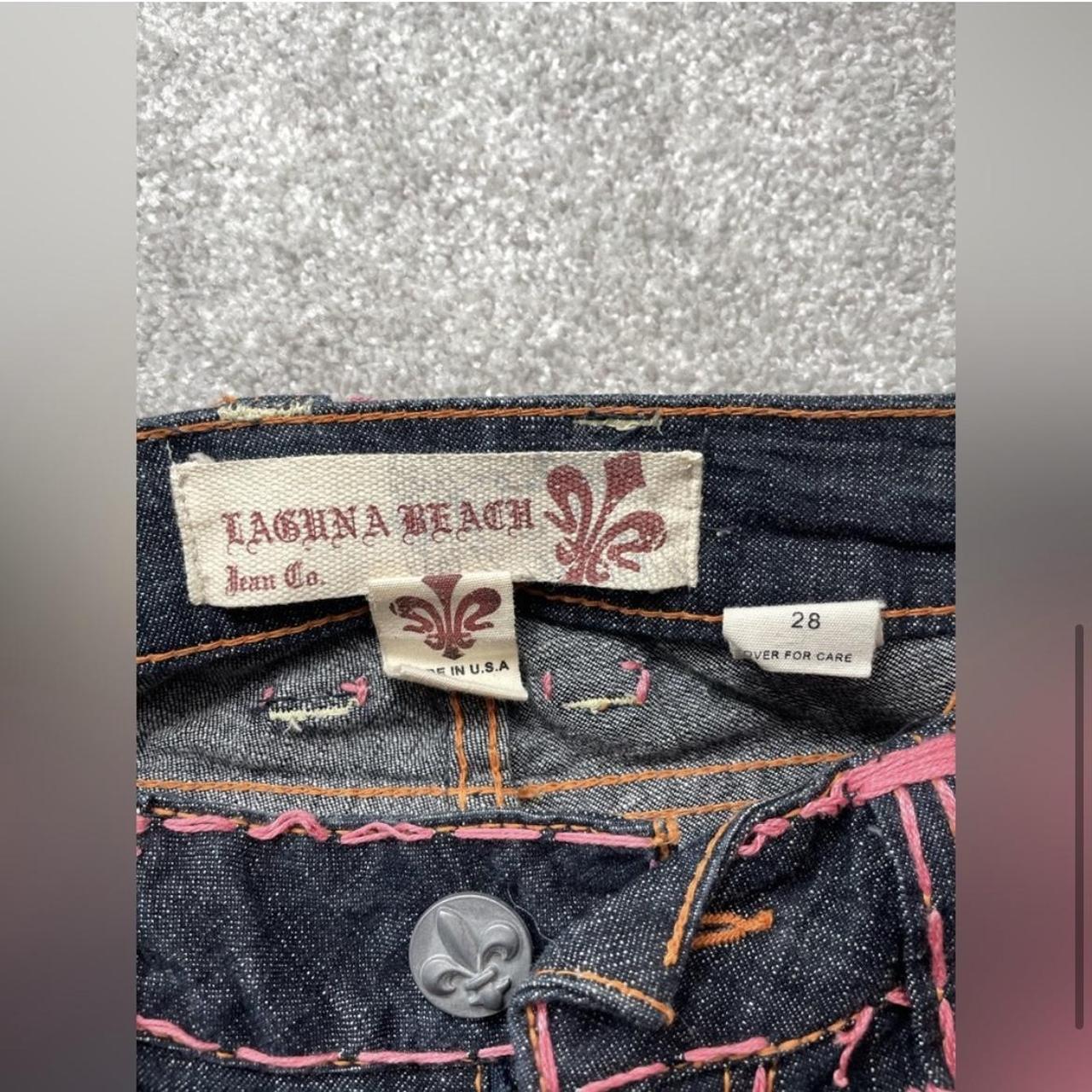 LBJC Pink Stitch Boot Cut Denim jeans size 28 RARE | Depop LBJC Pink Stitch Boot Cut Denim jeans size 28 RARE | Depop