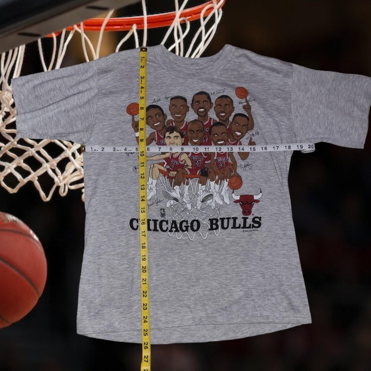 Salem Vintage Chicago Bulls Team Caricature T-Shirt