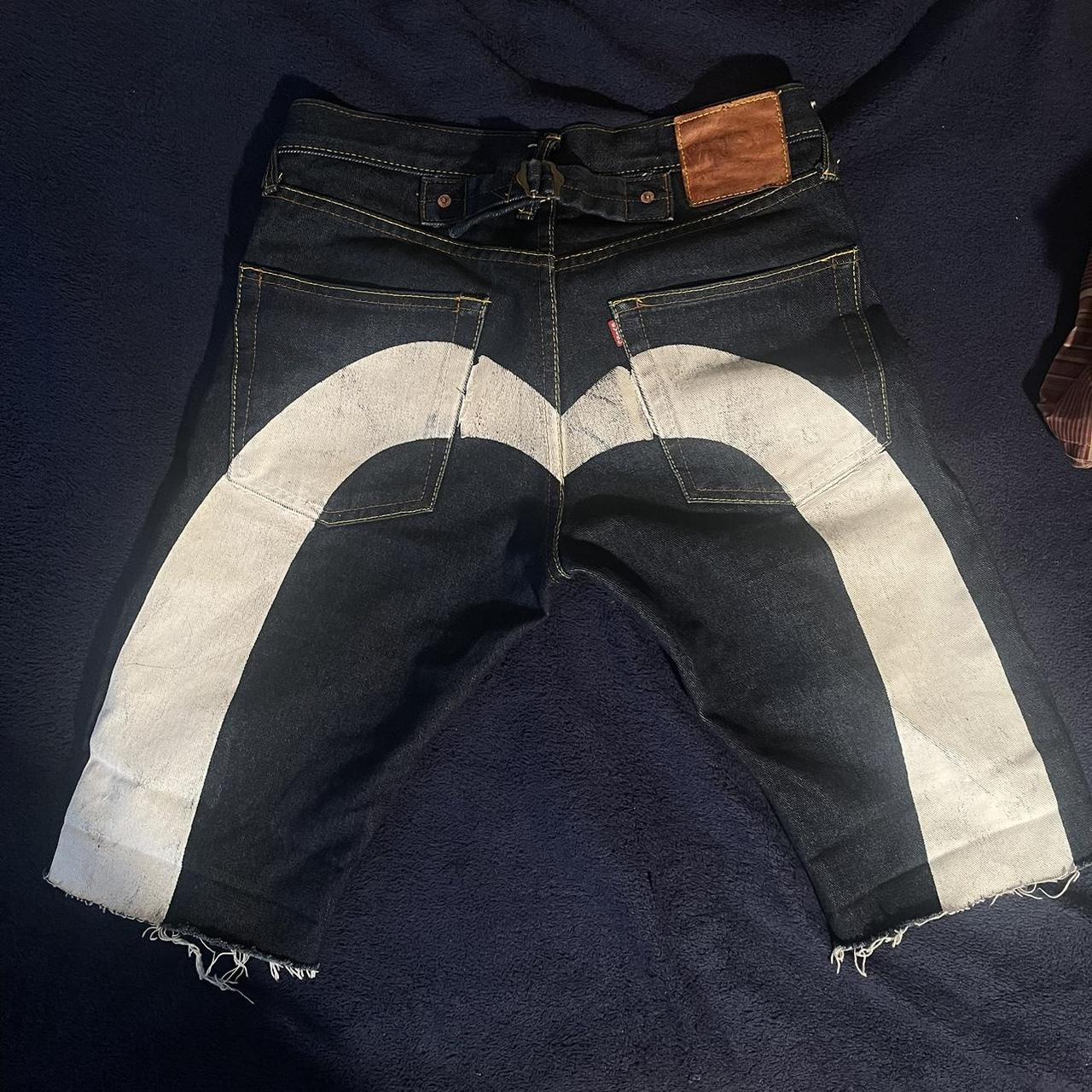 Evisu Jean Shorts 30/34 [authentic] Price Negotiable... - Depop