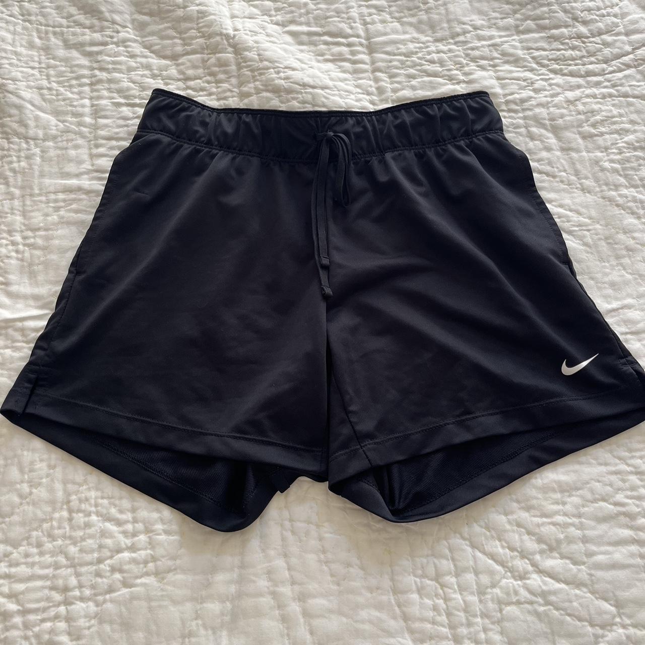 nike fold over shorts
