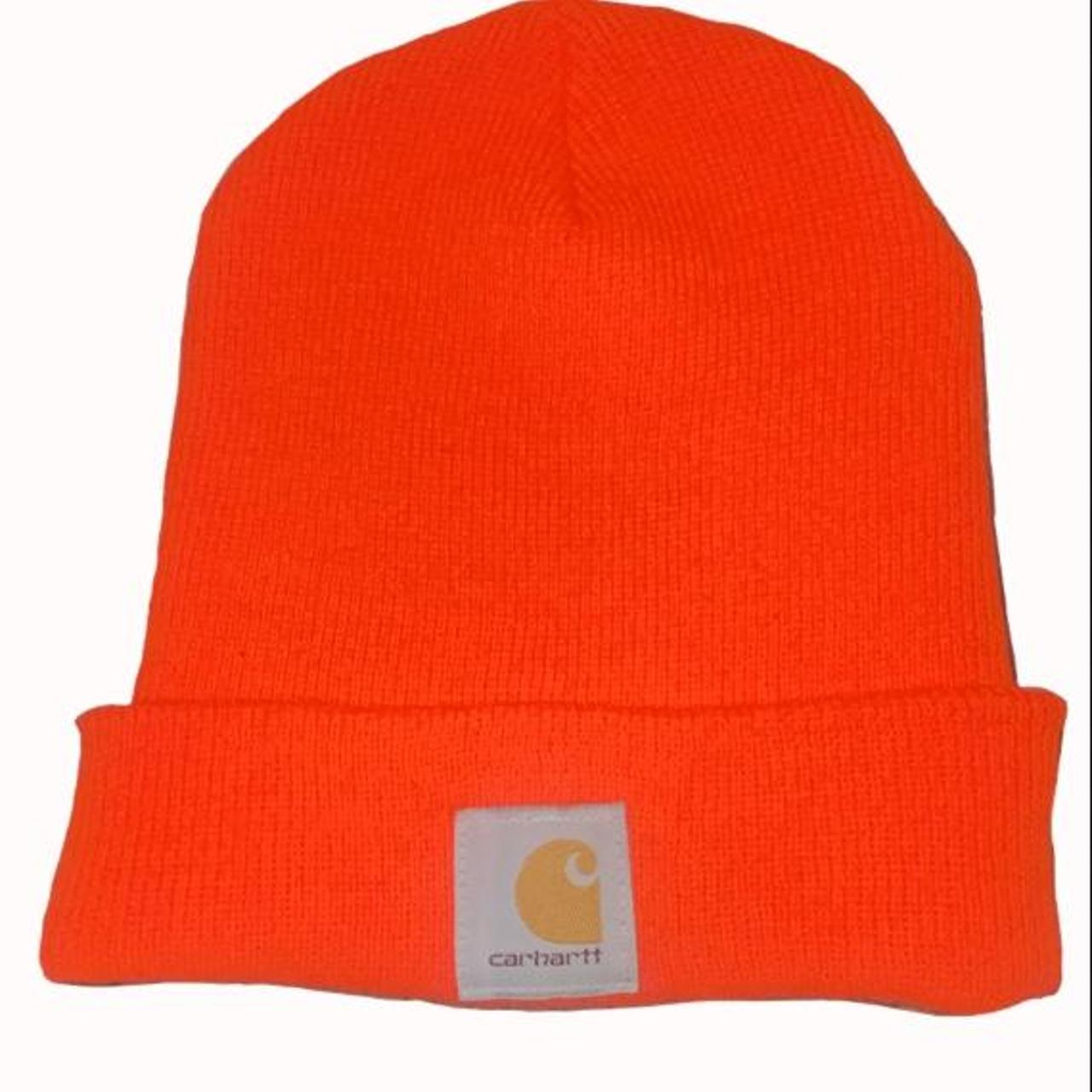 Carhartt Men's Orange Hat | Depop