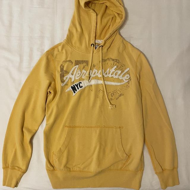 Yellow cheap aeropostale hoodie