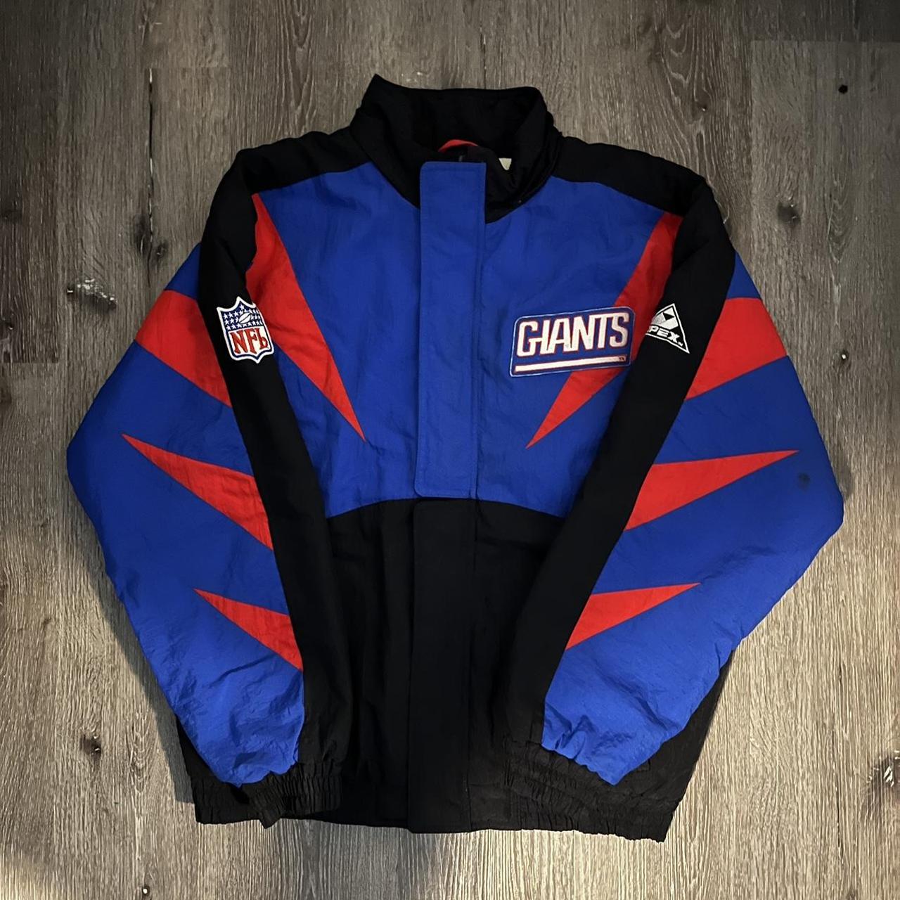 STARTER, Jackets & Coats, Vintage Starter Pro Line Nfl New York Giants  Zipper Jacket Size Large Nfl