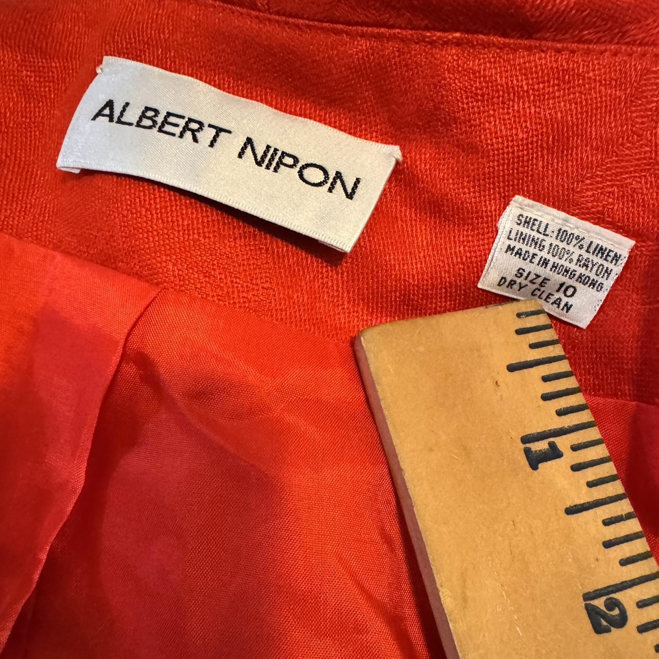 Women's Suit - Red - 10 – Albert Nipon Red 100% L… - image 8