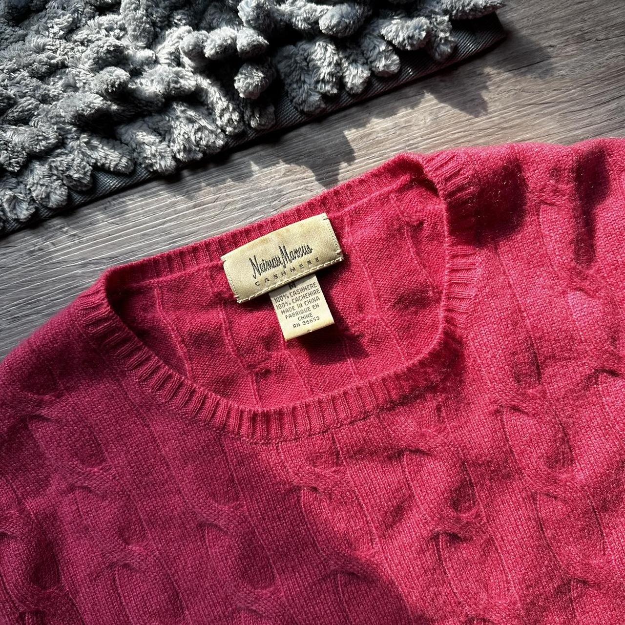 Neiman Marcus Pink cashmere sweater The cashmere is... Depop