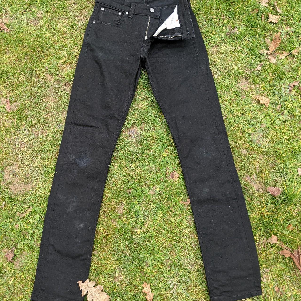 Nudie Jeans everblack lean dean Waist 28 Leg... Depop