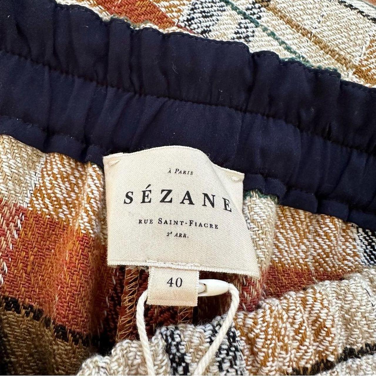 Sezane Ross Trousers in Texan Jacquard Size 8 New | Depop
