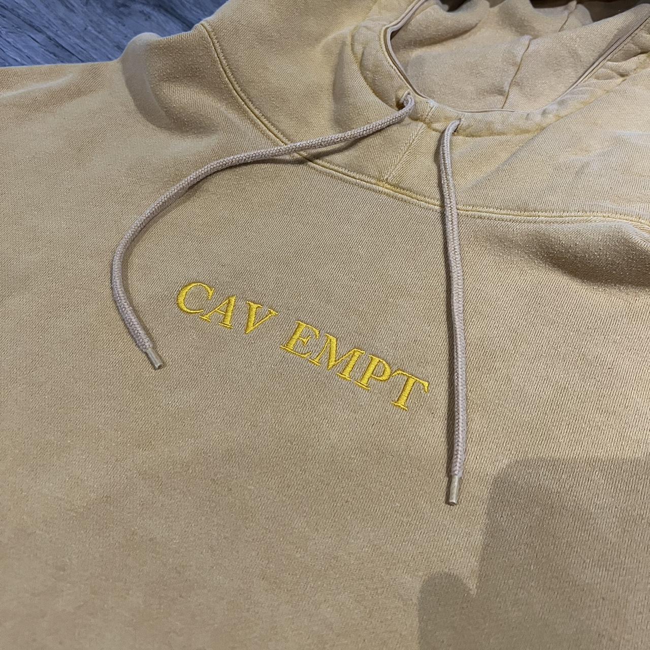 Cav empt cheap yellow hoodie