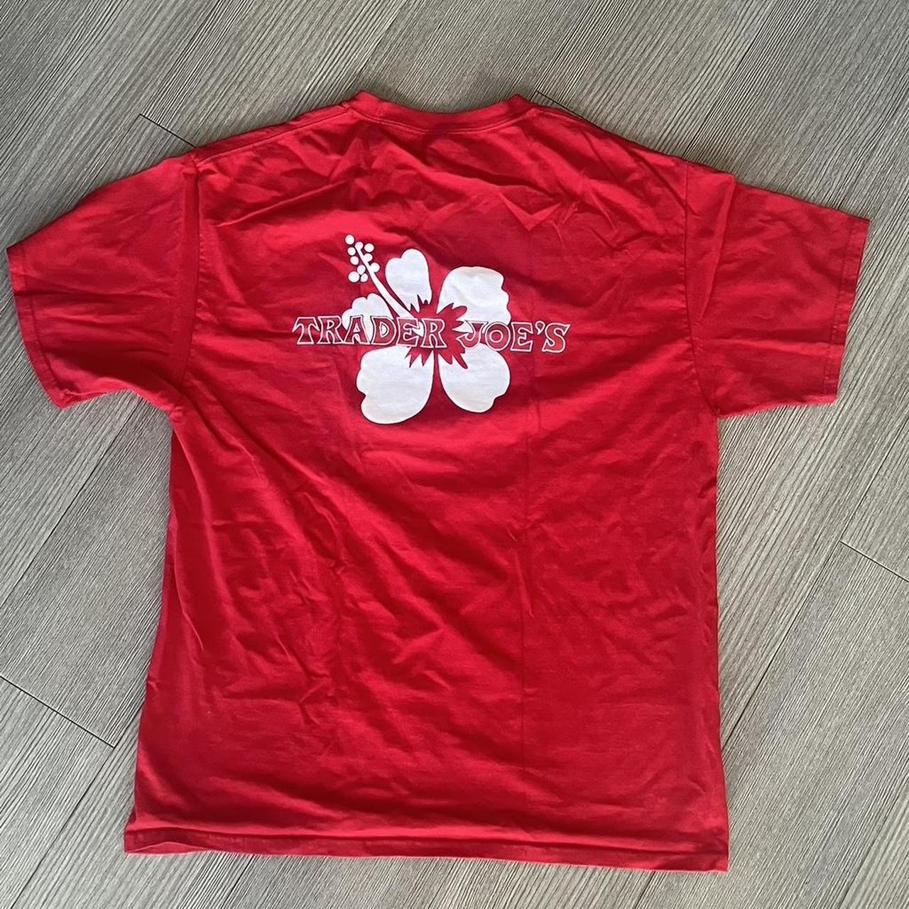 Trader Joe's Men's T-shirt - Red - L – Red Trader… - image 1