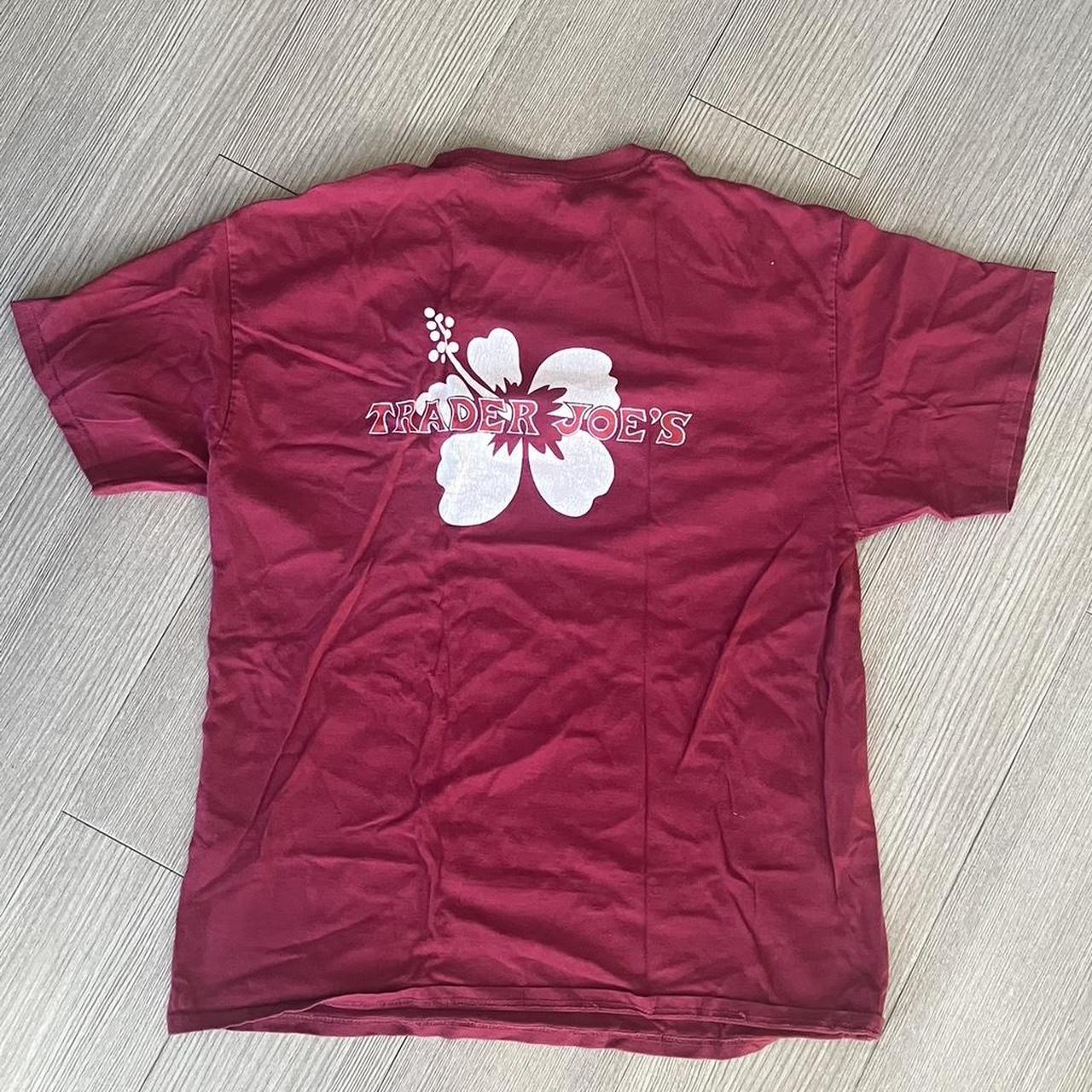 Trader Joe's Men's T-shirt - Red - L – Red Trader… - image 1