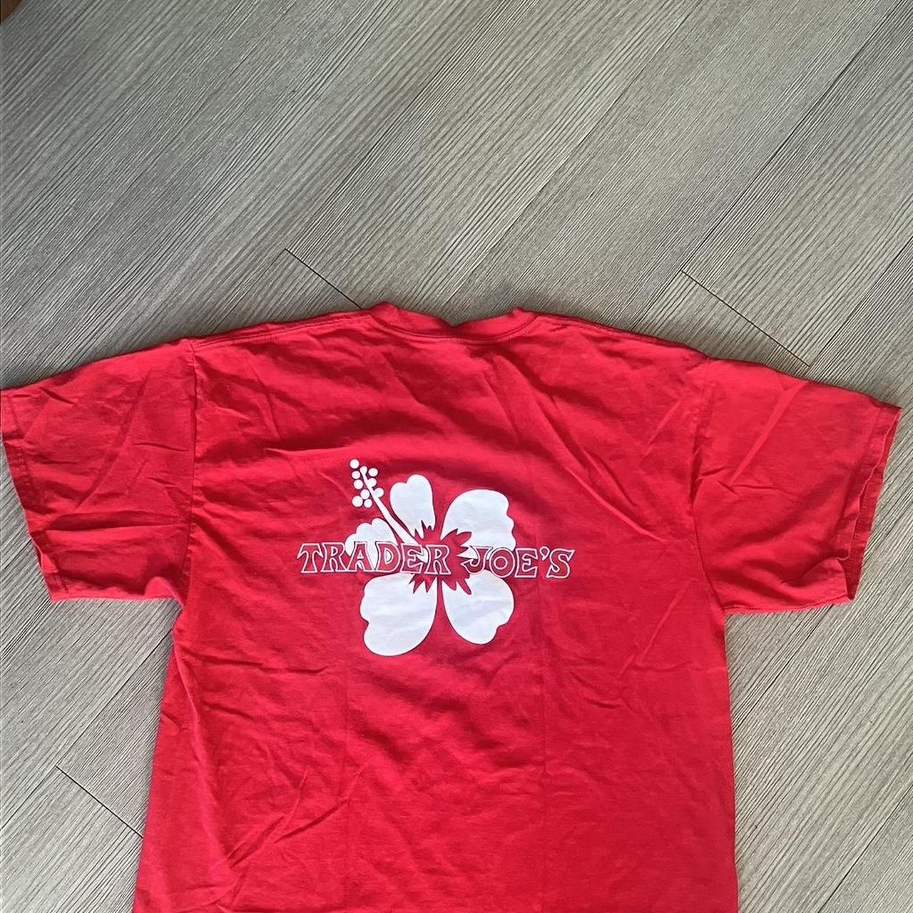Trader Joe's Men's T-shirt - Red - L – Red Trader… - image 1