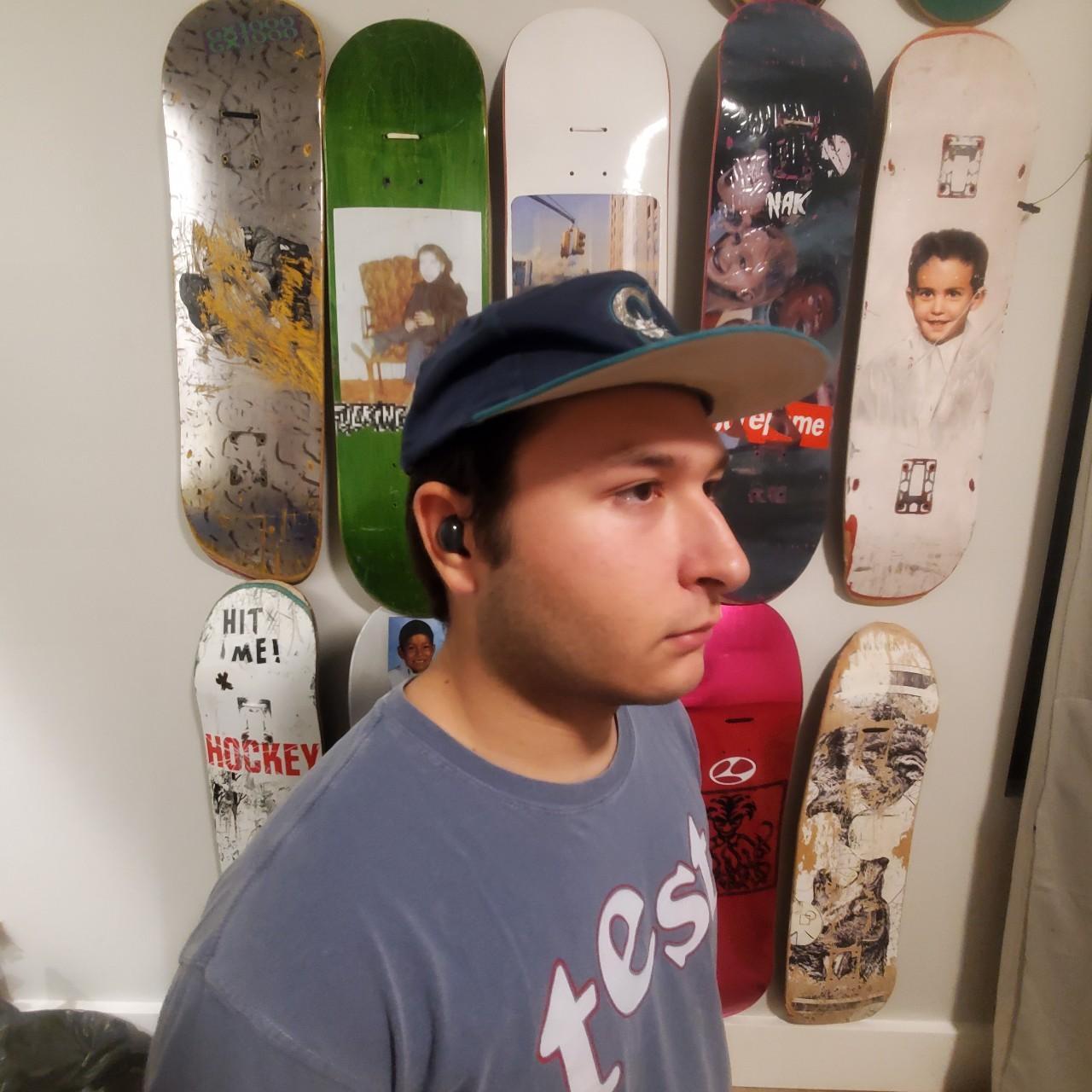 Vintage Seattle Mariners hat Heavily worn Blue Not... - Depop