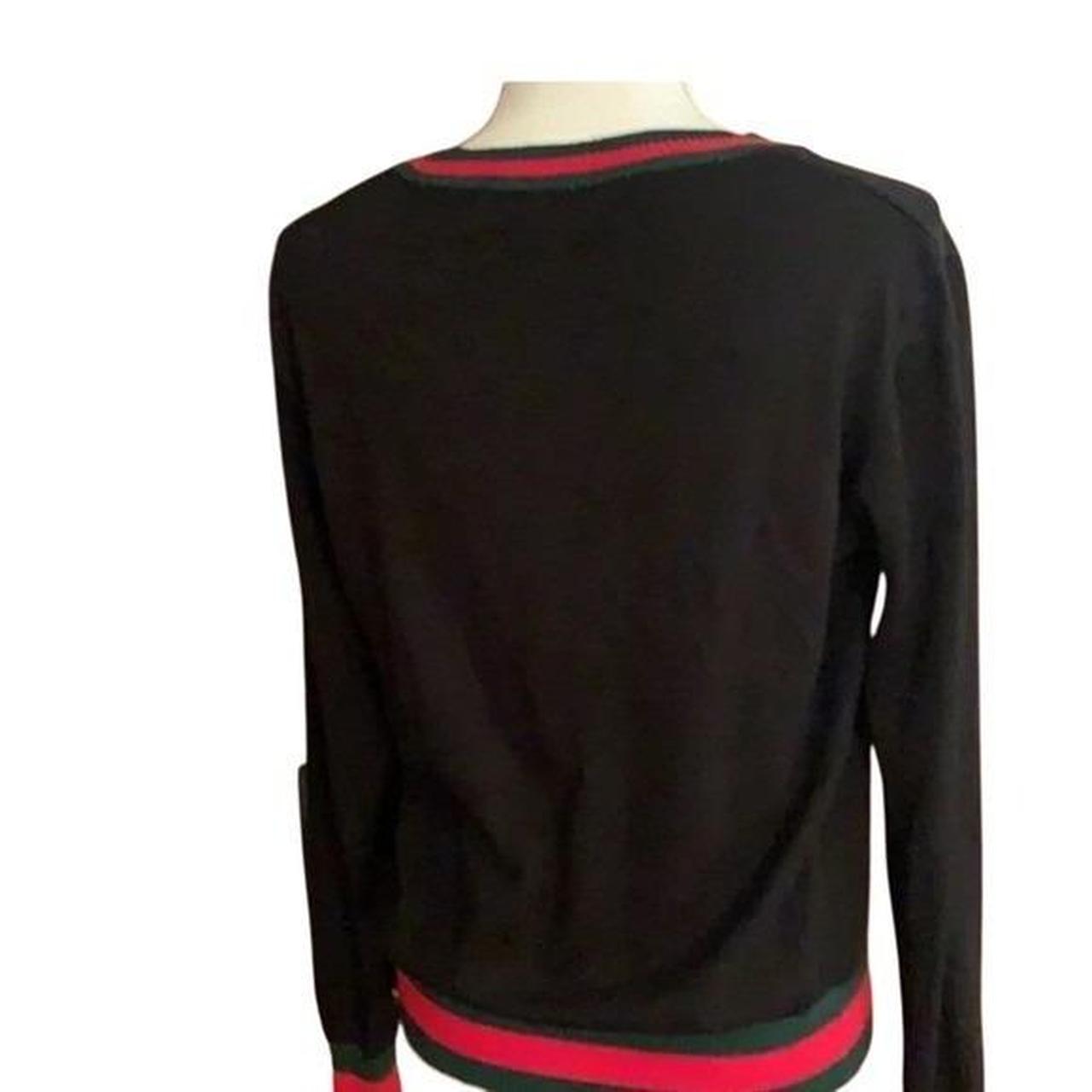 Source Unknown Women's Sweater - Black/Red - S – … - image 6