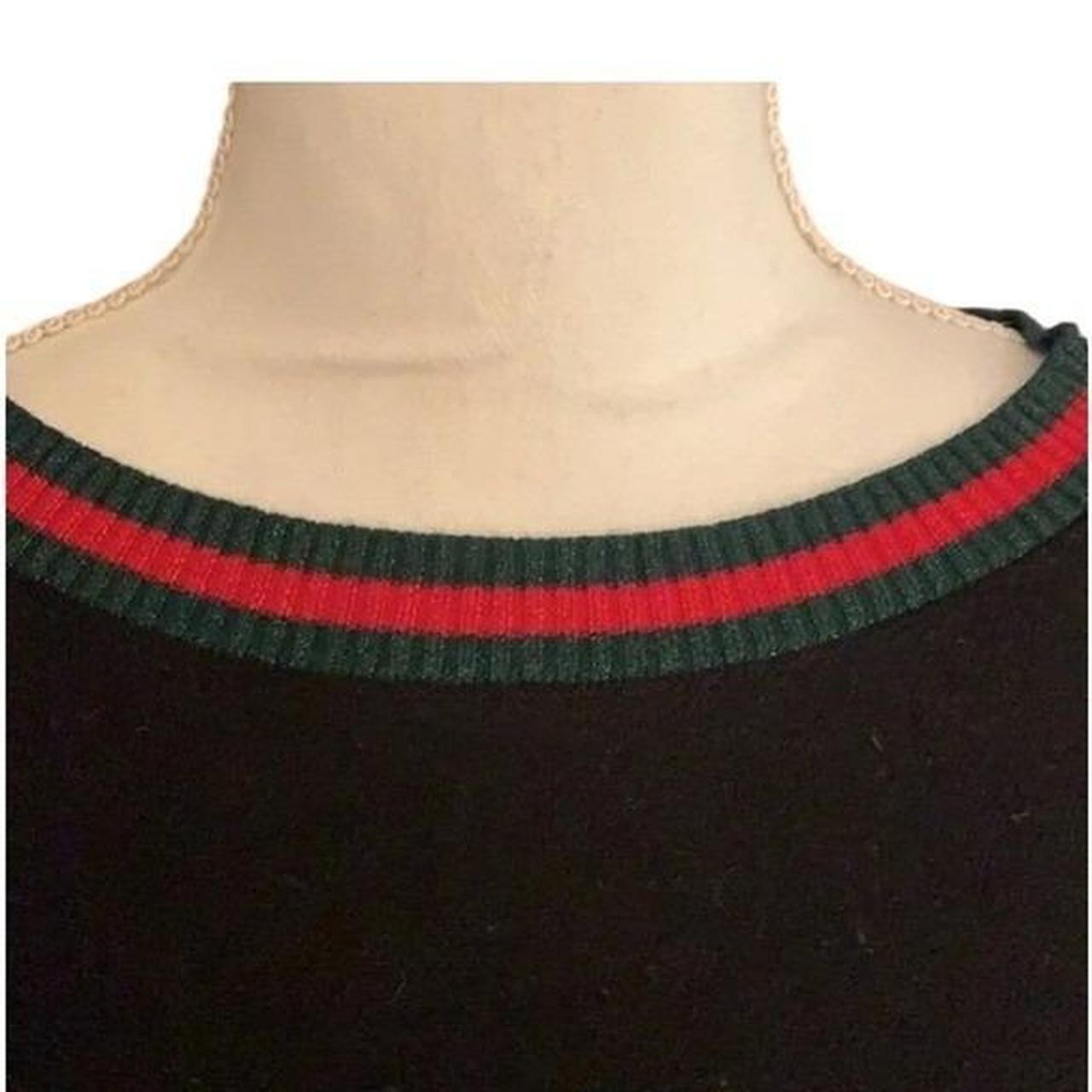 Source Unknown Women's Sweater - Black/Red - S – … - image 2