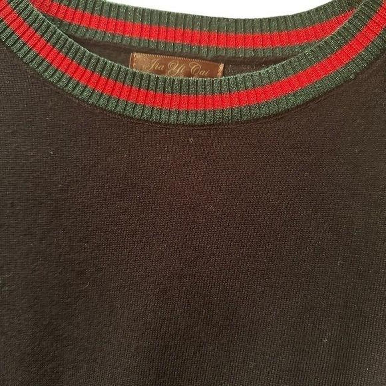 Source Unknown Women's Sweater - Black/Red - S – … - image 8