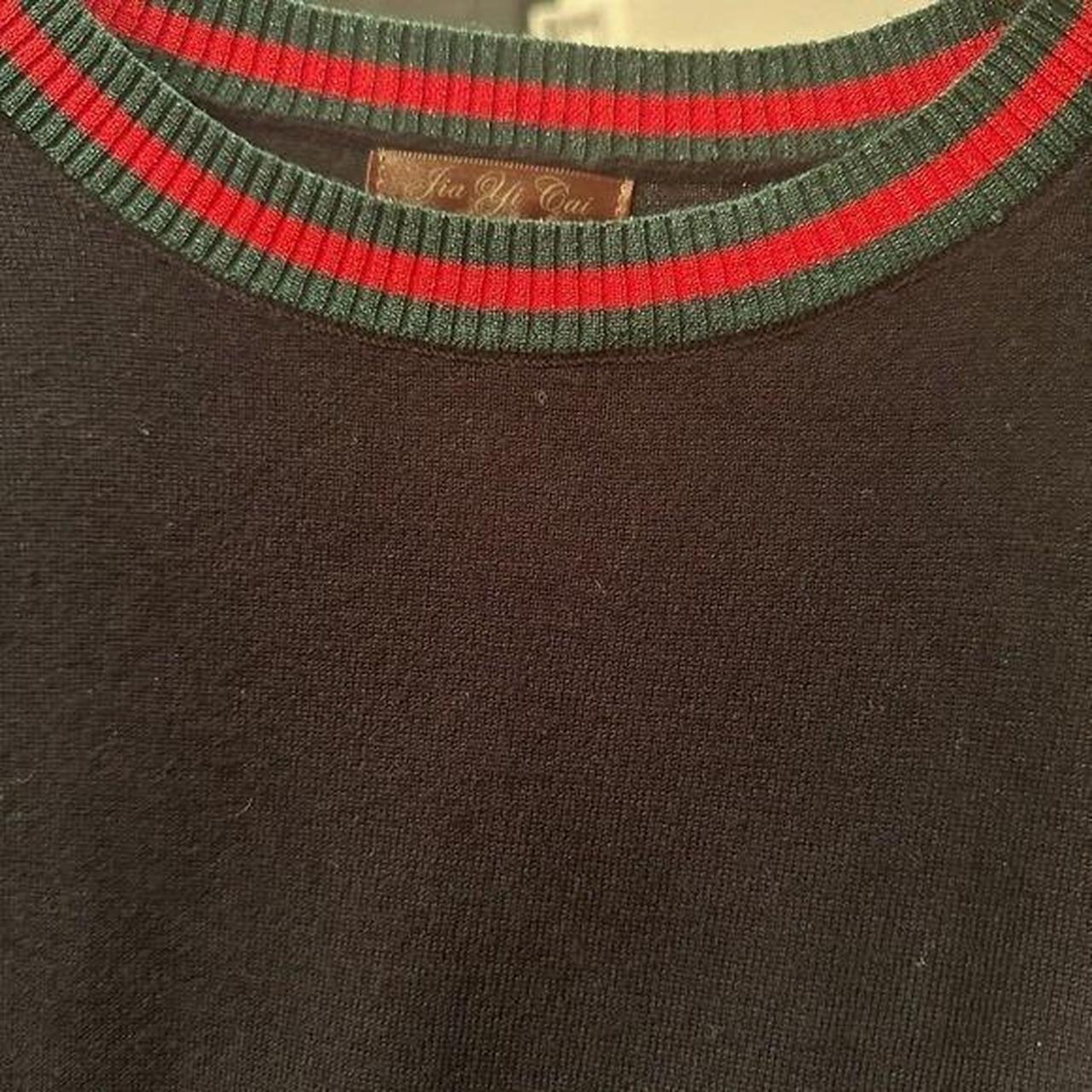 Source Unknown Women's Sweater - Black/Red - S – … - image 4