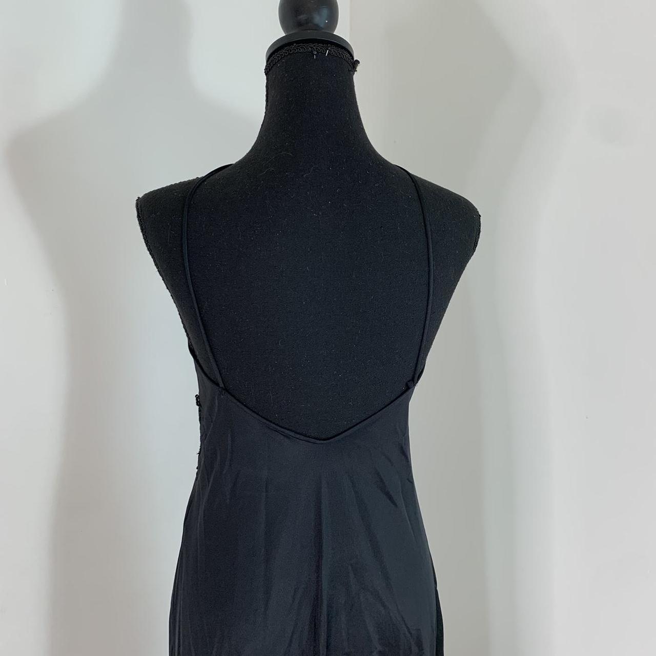 Vintage JCPenney black lace nightgown Size small... Depop