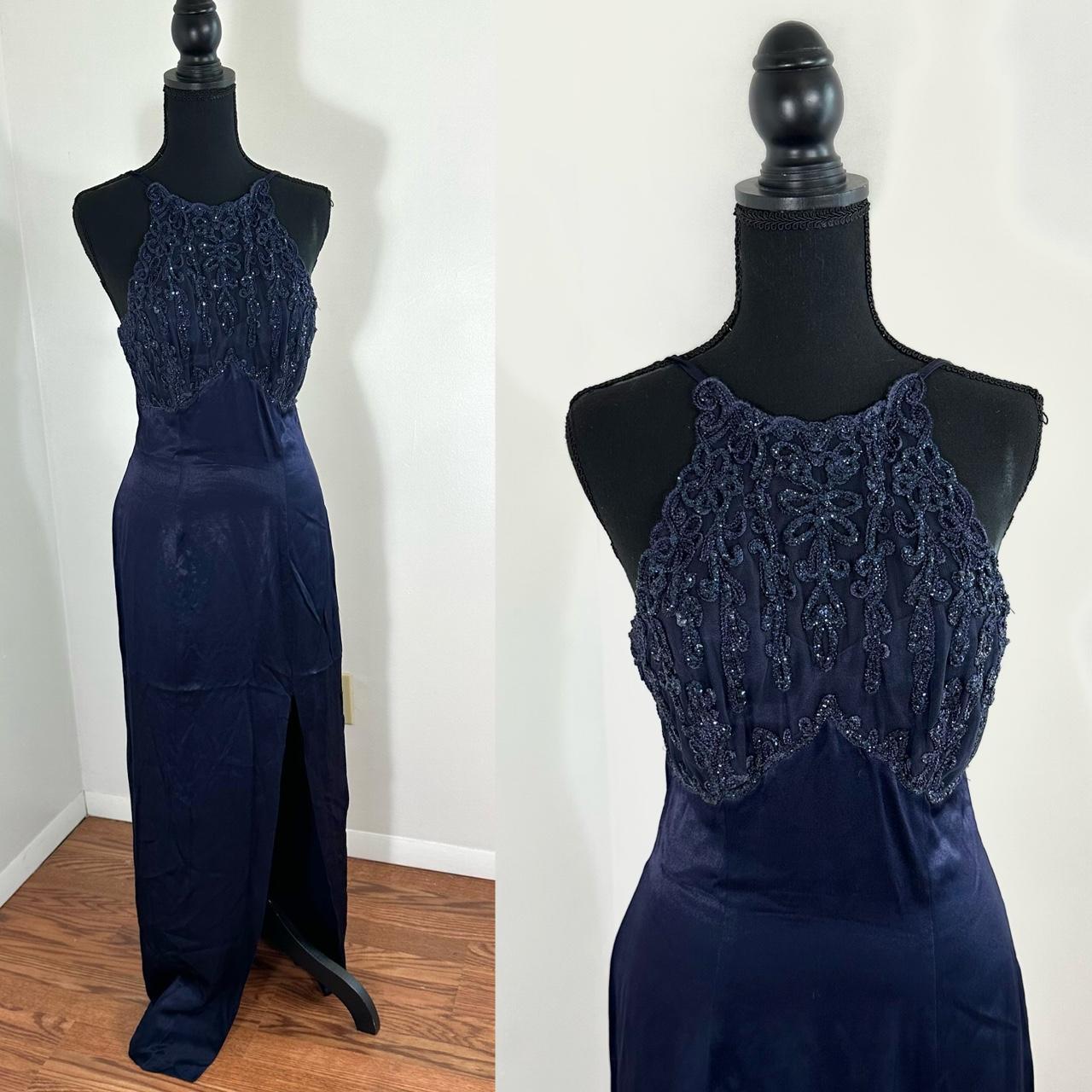 Blondie nites navy blue dress sale