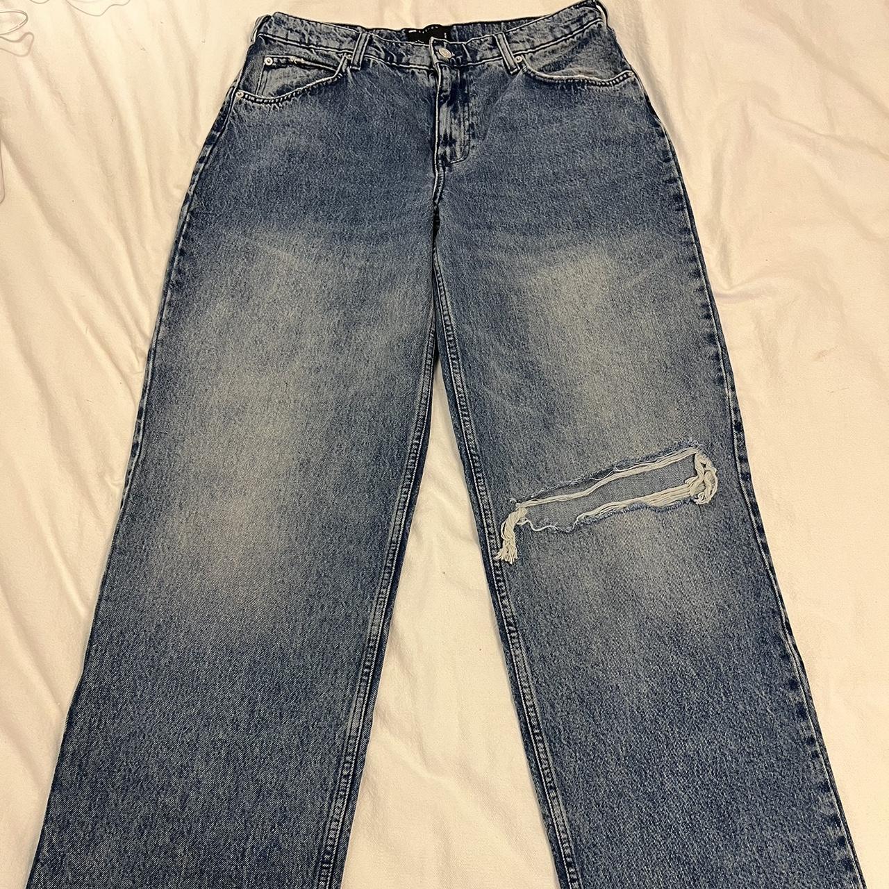 ASOS Design Women's Blue Jeans | Depop