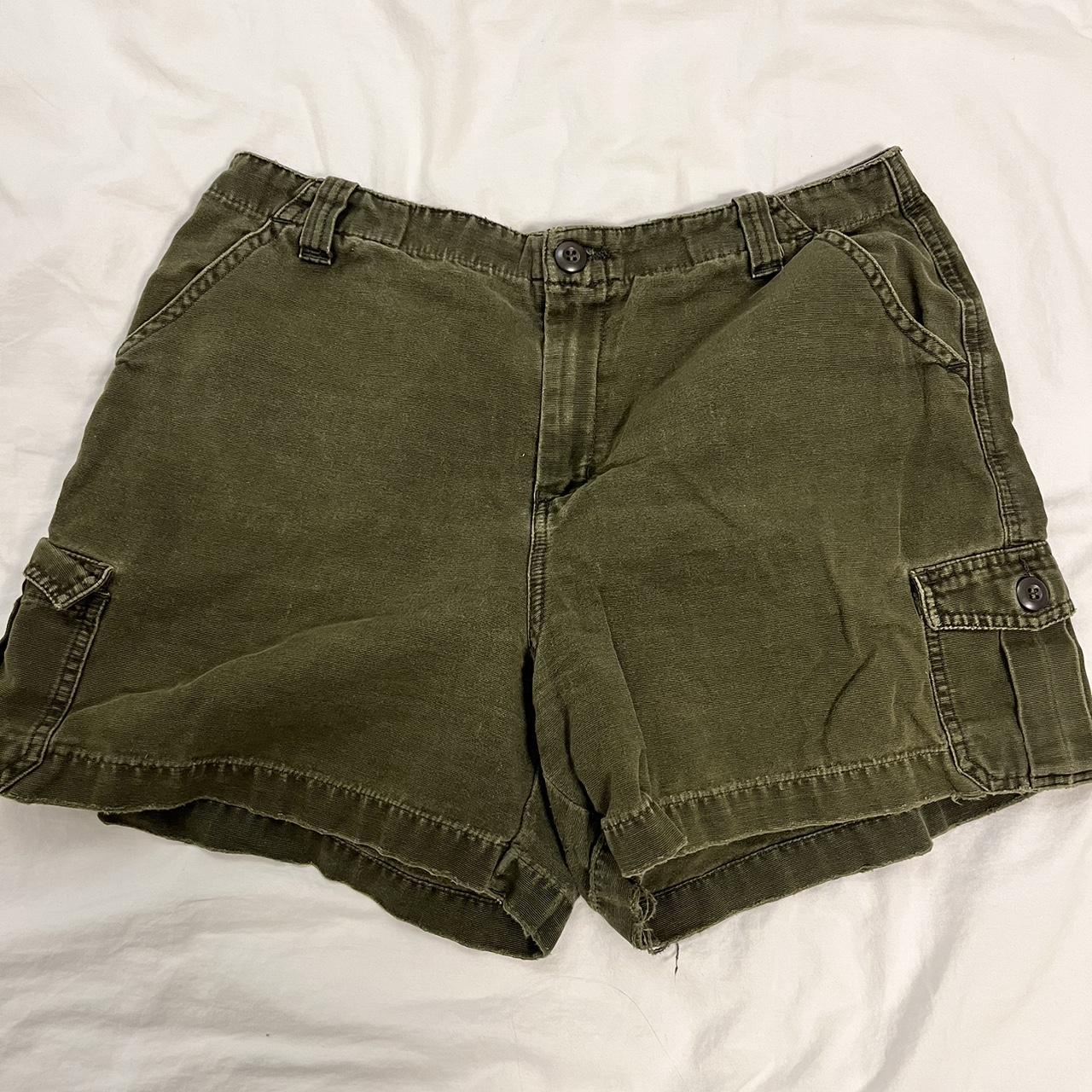 Copper Key Women's Green Shorts Depop