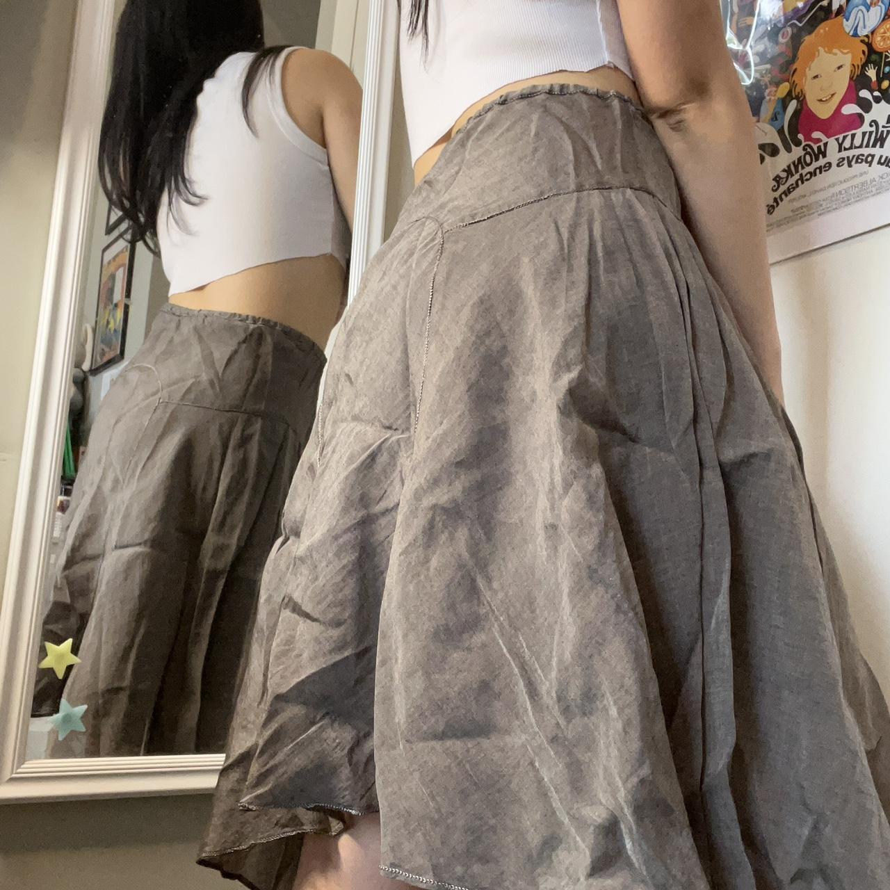 Max Studio Women's Brown and Grey Skirt (2)