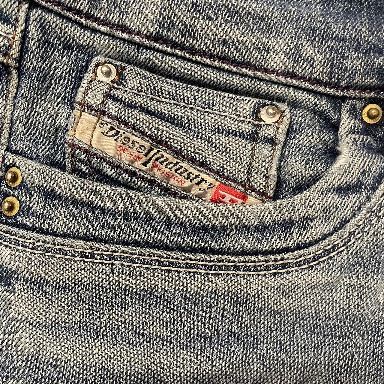 Vintage Diesel Industry denim division with small... - Depop