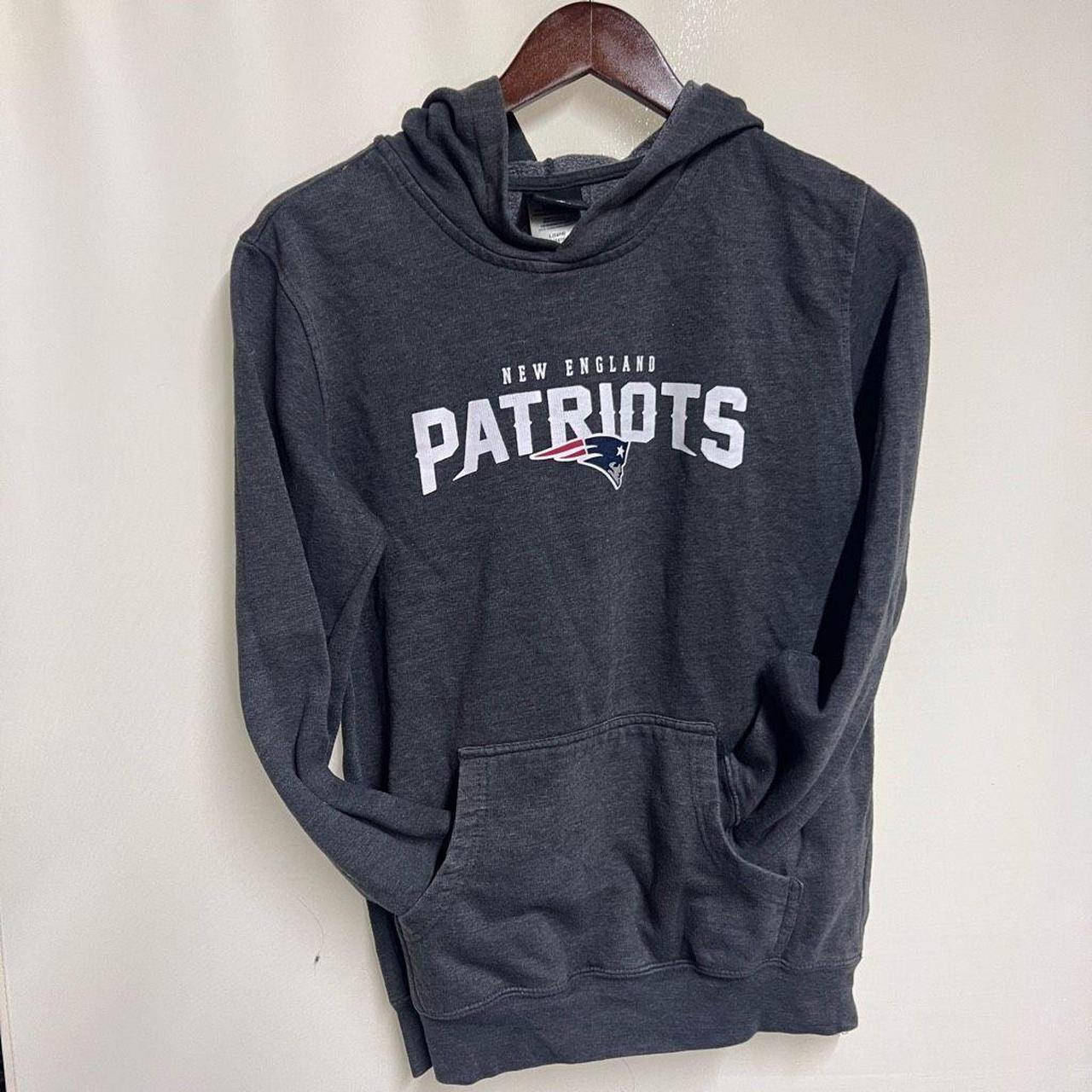 Dark Grey NFL New England Patriots Hoodie ✓In - Depop