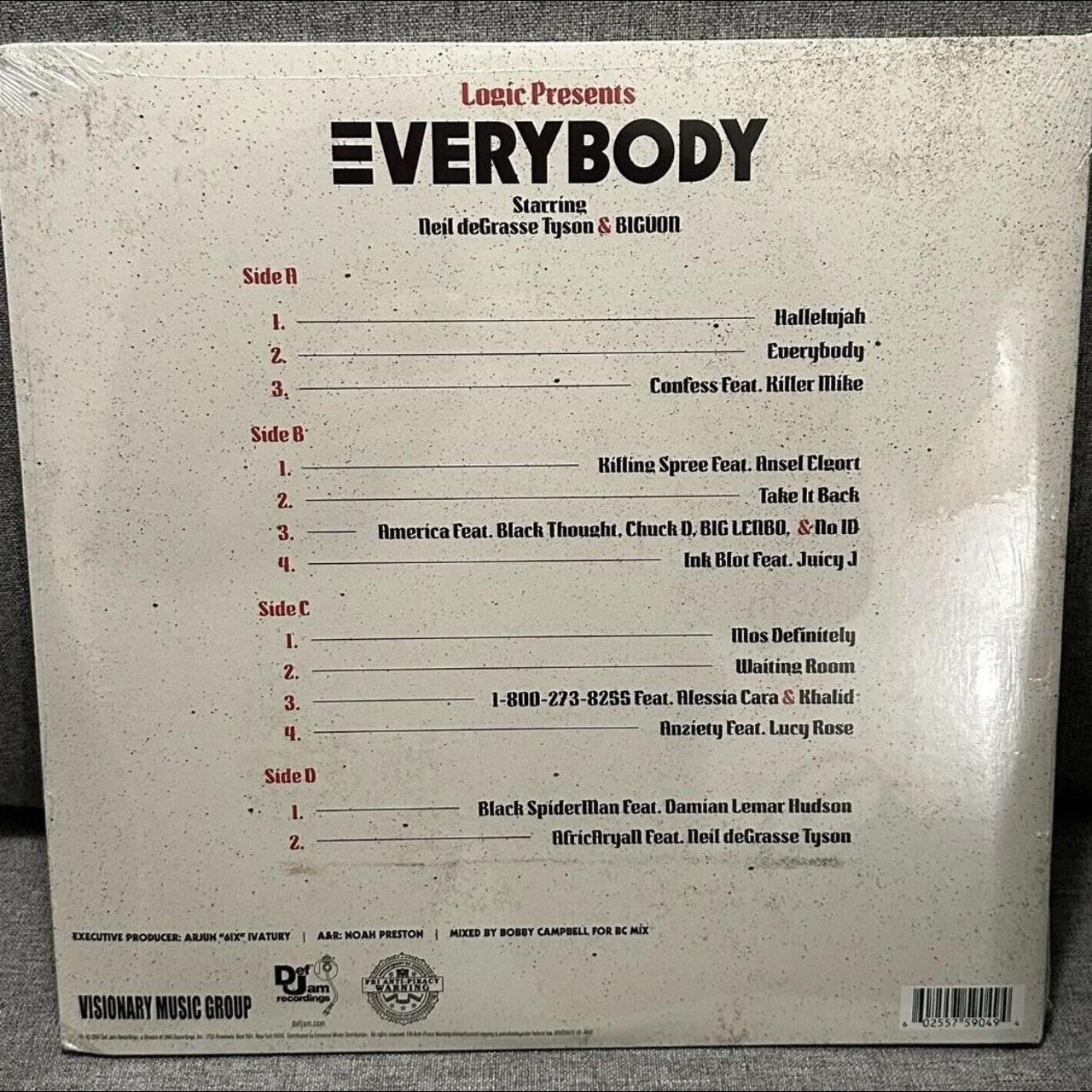 Factory Everybody by Logic (2LP, 2017) New Sealed. See Pics.