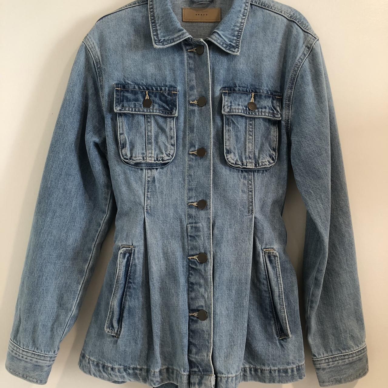 Blanknyc peplum denim on sale jacket