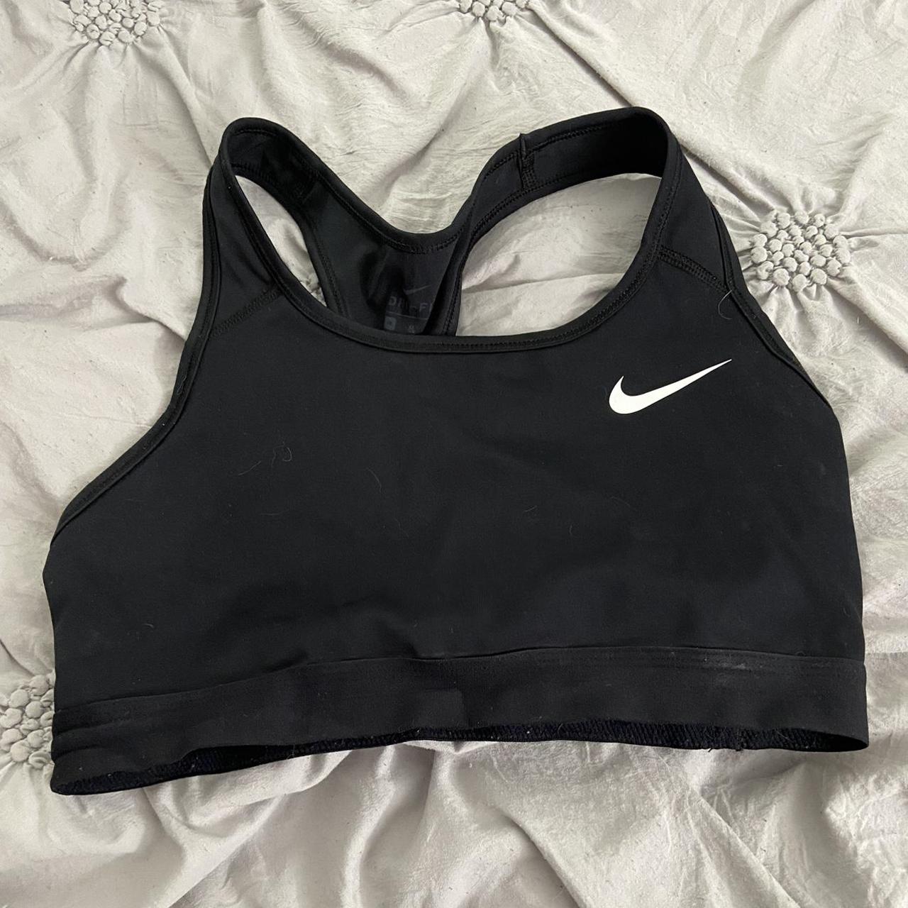 tan nike sports bra