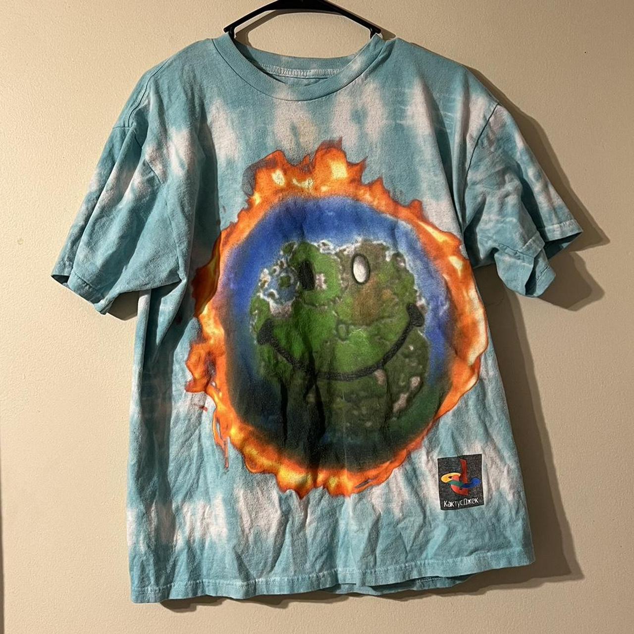 Travis Scott cactus discount jack tie dye Tee