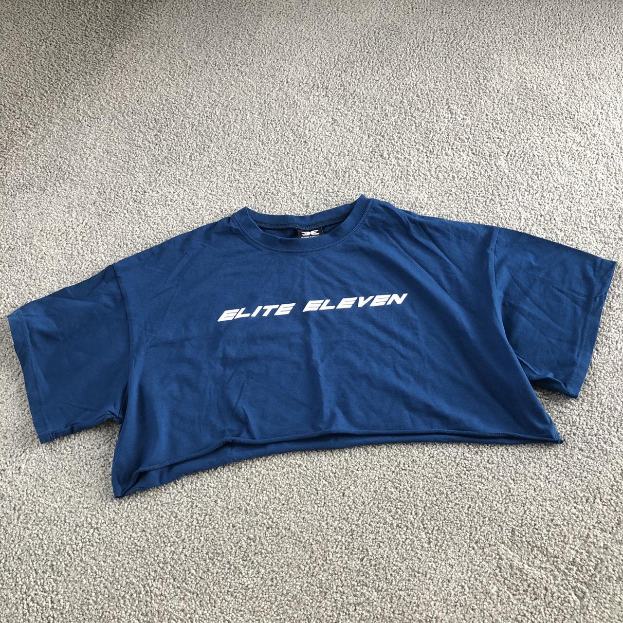Elite eleven crop navy Size S Worn once Stax... Depop