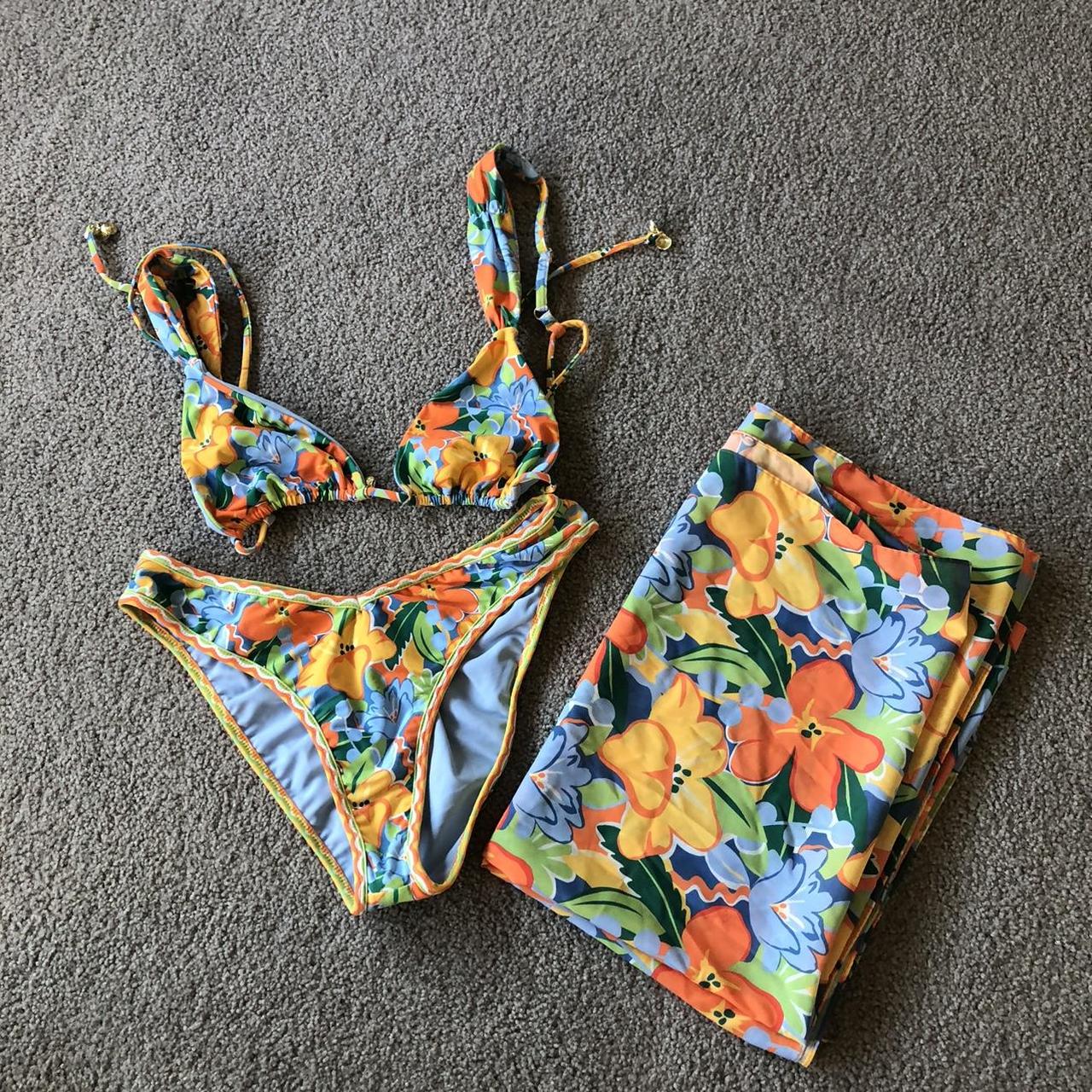 Bydee Bikini Set With Sarong Expressions Of Depop