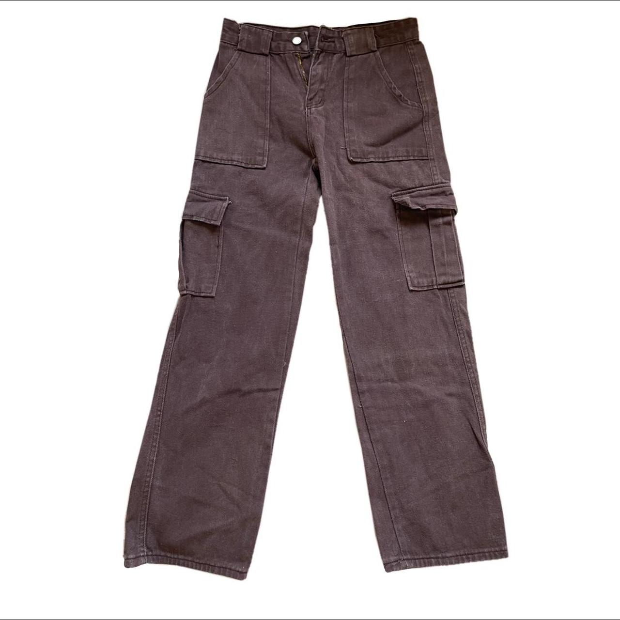Reddish Brown Cargo Pants Source unknown no tags... Depop