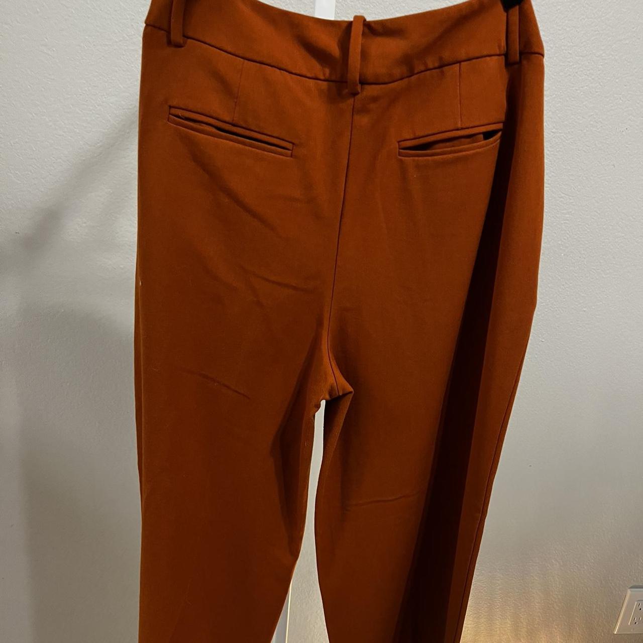 A New Day Wide Leg Pants  A New Day Orange Cropped - Depop