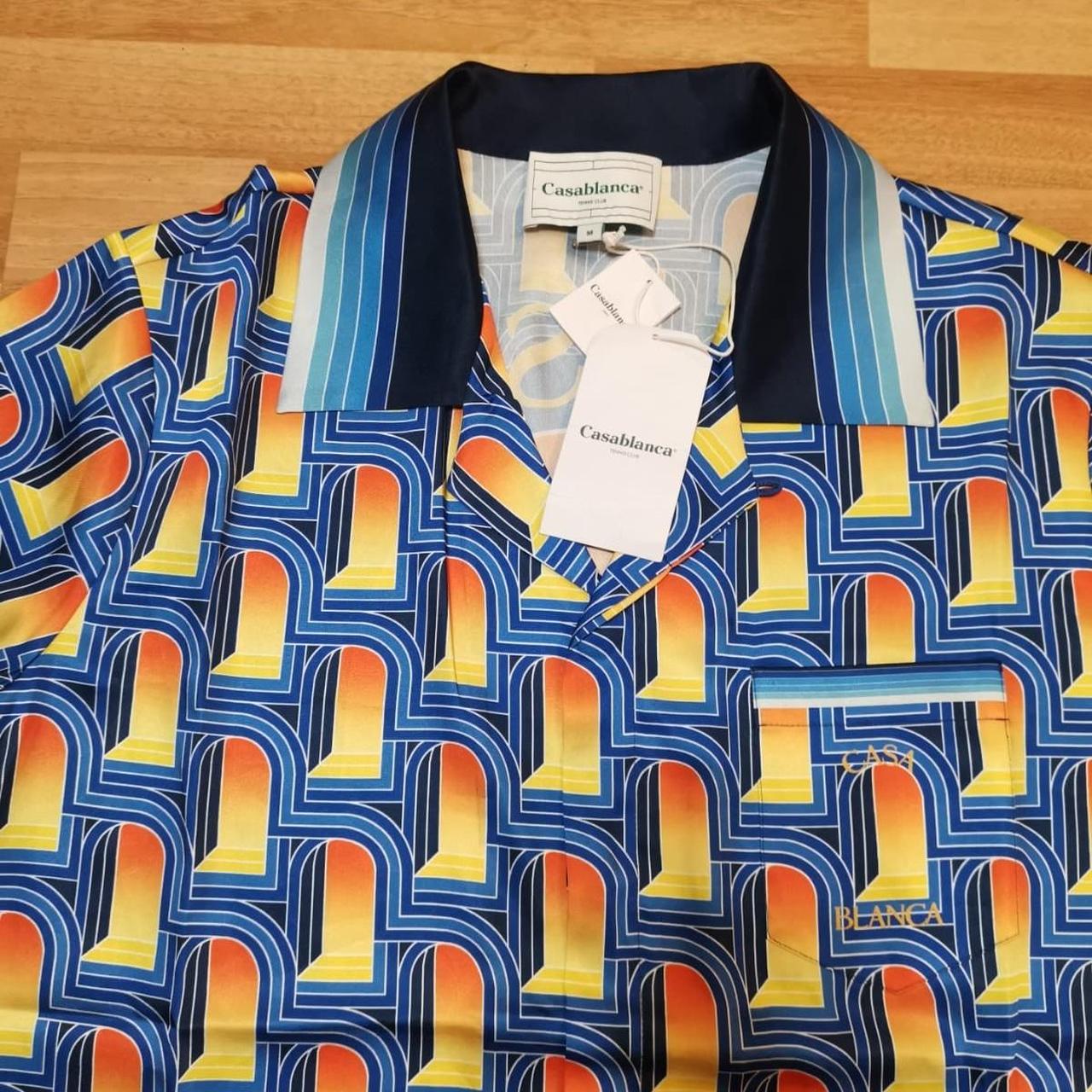 CASABLANCA -L'Arche de Nuit graphic-print shirt... - Depop