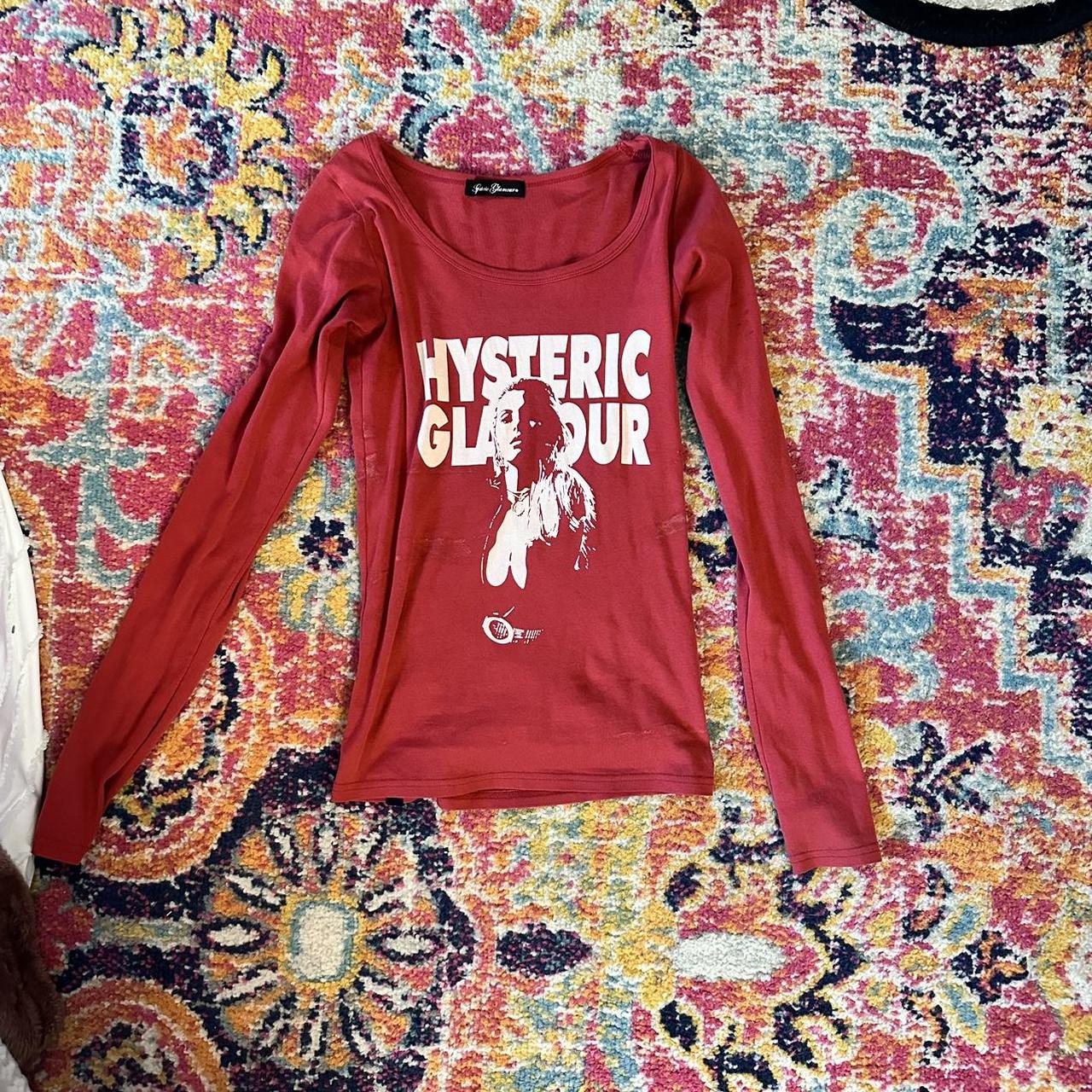 Hysteric Glamour Red Long Sleeve Depop