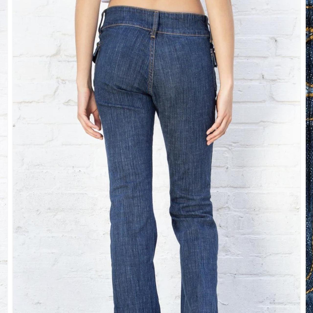 brandy melville agatha denim jeans brand new with... Depop