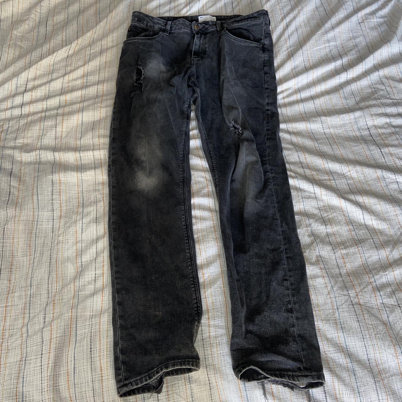 ASOS Men's Black Jeans Depop