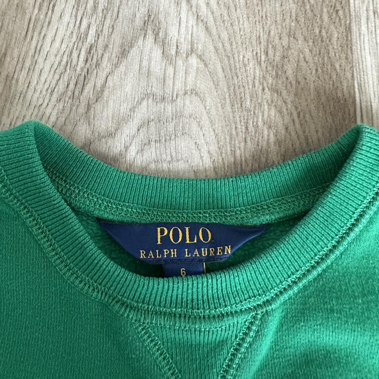 Polo Ralph Lauren Green Sweatshirt | Depop