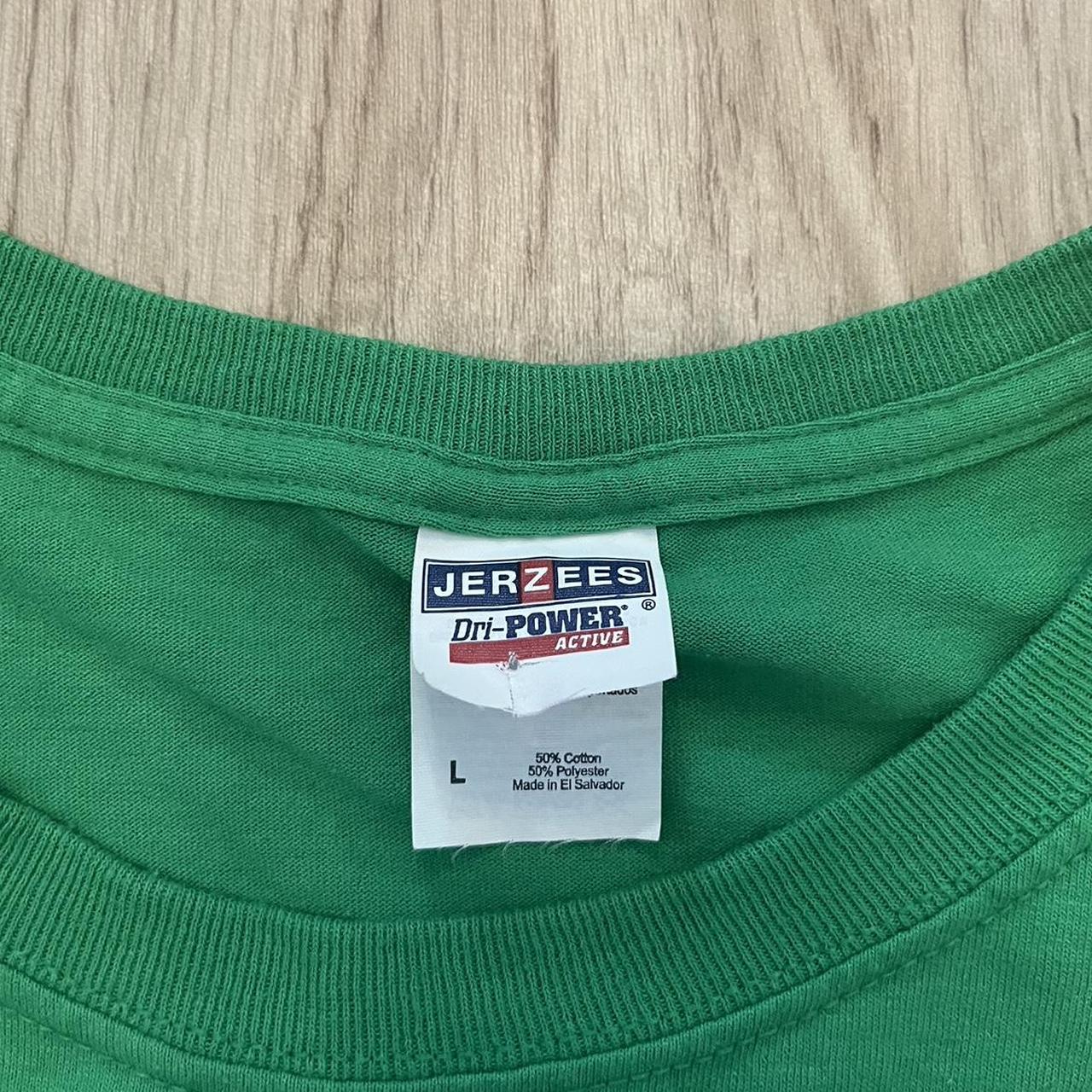 Jerzees Men's Green Tshirt Depop