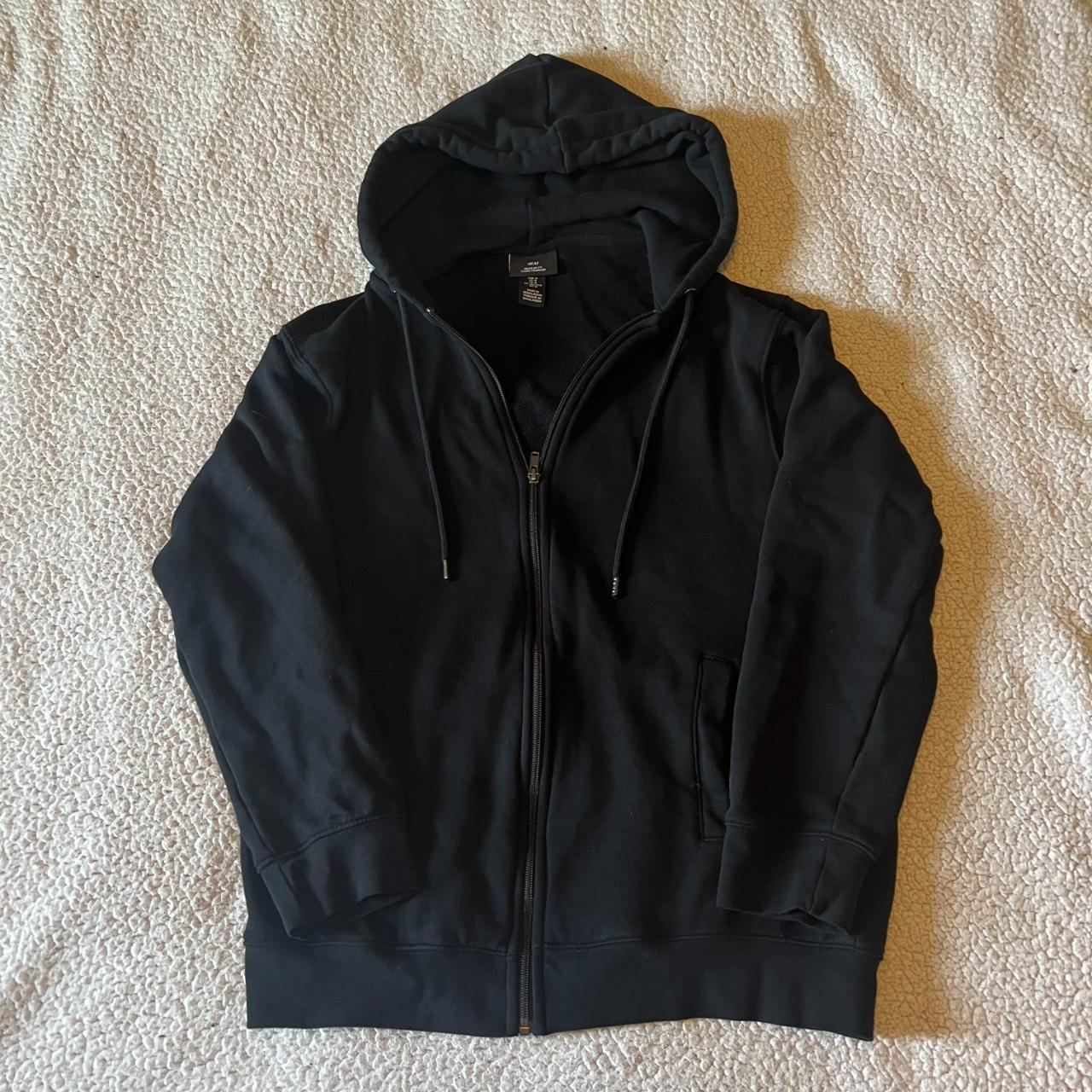 H&M Men's Black Hoodie | Depop