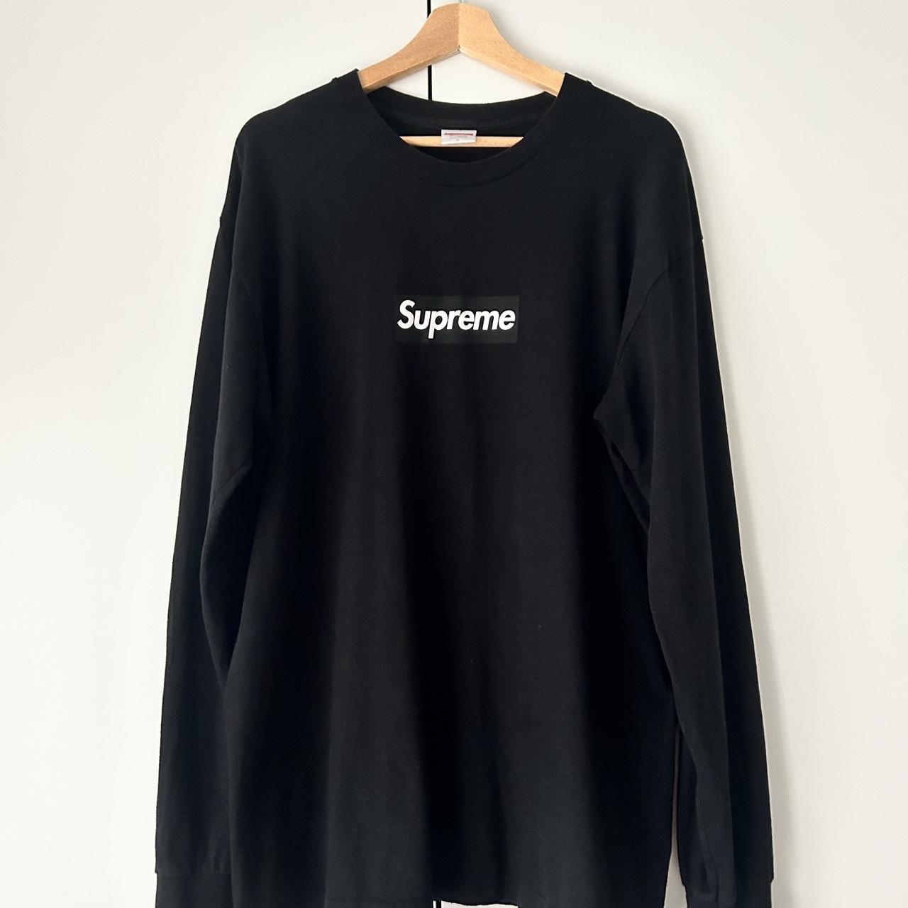 Supreme Box Logo L/S Tee Black