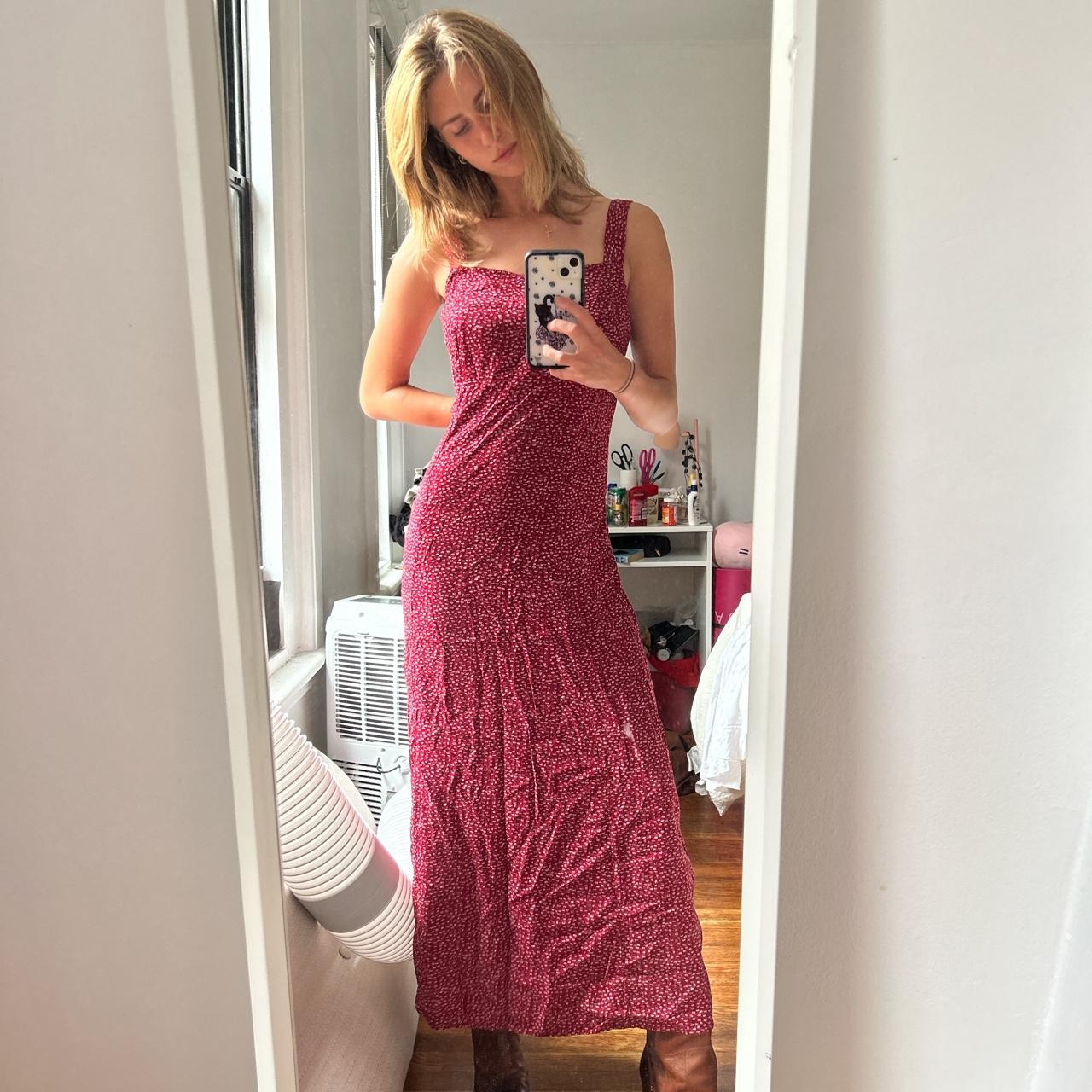 brandy Melville red maxi dress practically brand new... Depop
